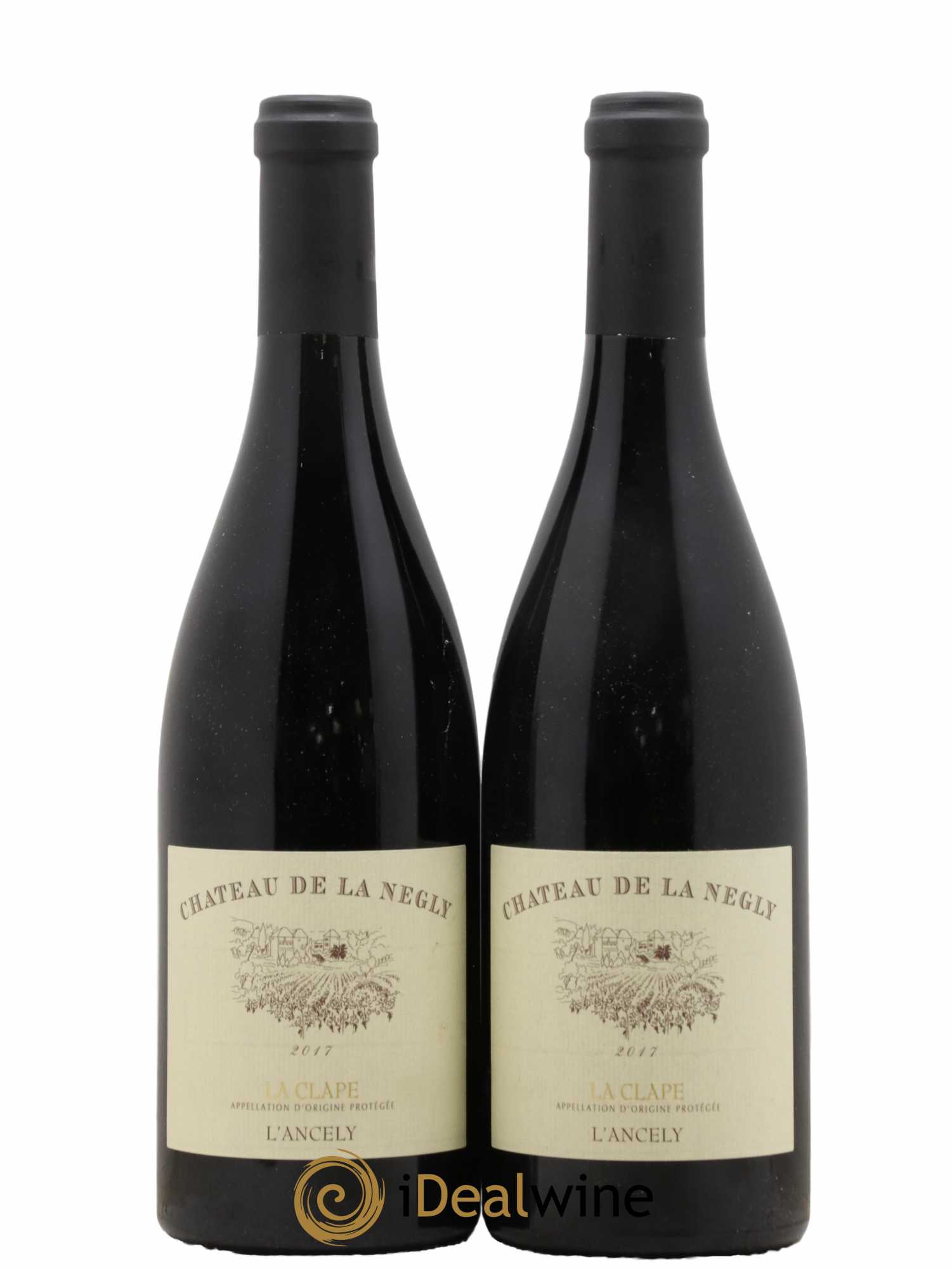 Coteaux du Languedoc La Clape Château de La Négly L'Ancely Jean Paux-Rosset 2017 - Lot de 2 bouteilles - 0