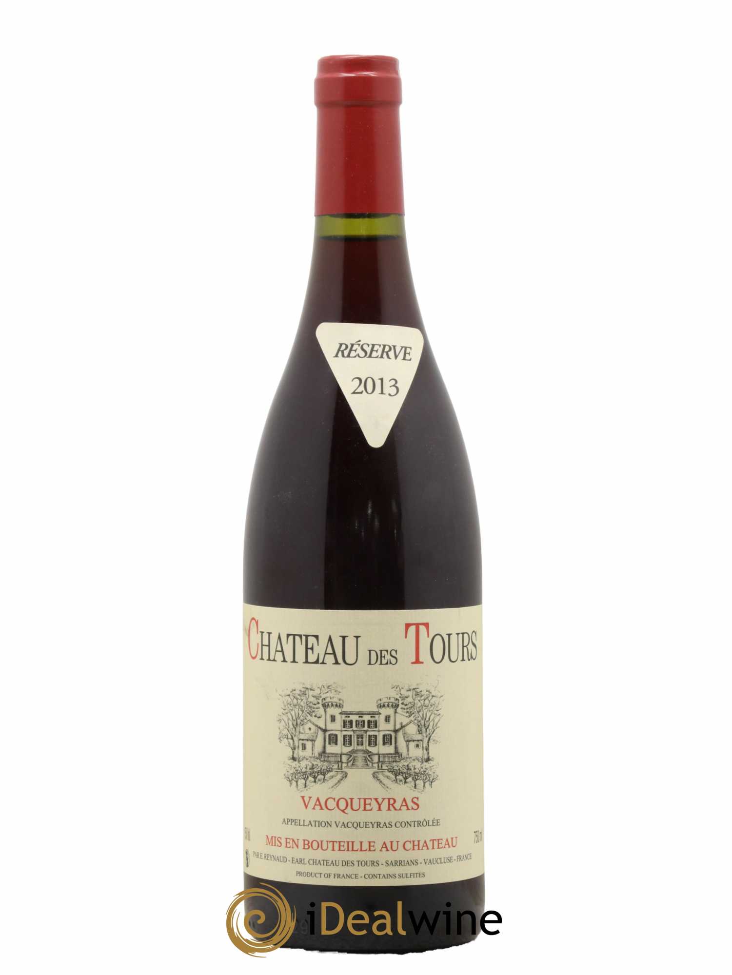 Vacqueyras Château des Tours Emmanuel Reynaud 2013 - Lot de 1 bouteille - 0
