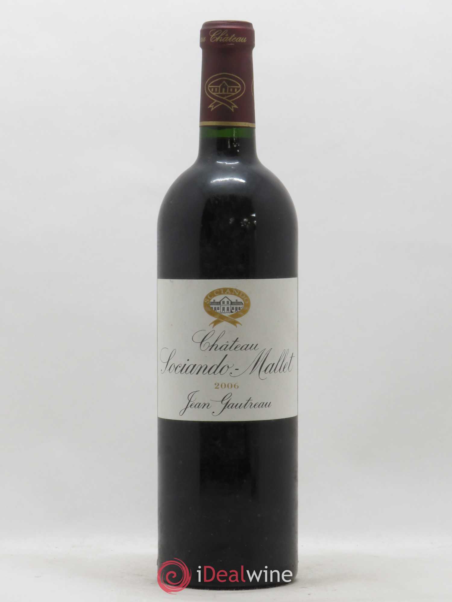 Château Sociando Mallet 2006 - Lot de 1 bouteille - 0