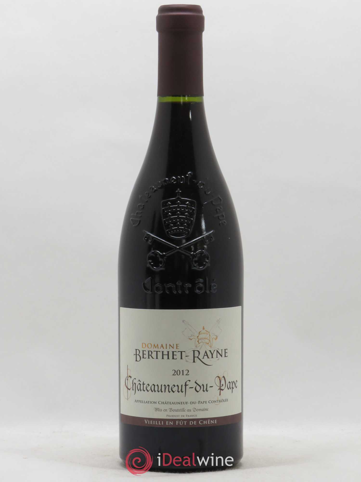 Châteauneuf-du-Pape Domaine Berthet-Rayne 2012 - Lot de 1 bouteille - 0