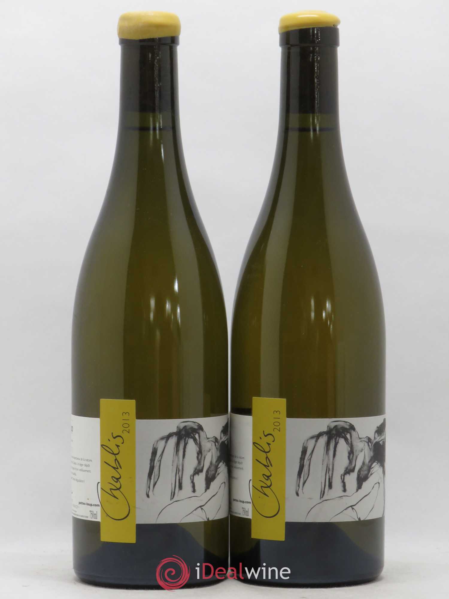 Chablis Vent d'Ange Pattes Loup (Domaine) 2013 - Posten von 2 Flaschen - 0