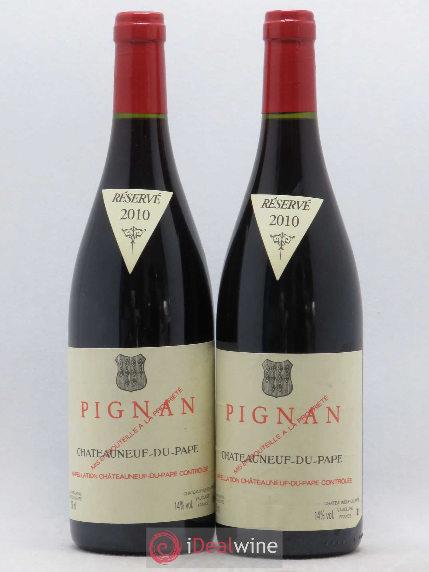 Châteauneuf-du-Pape Pignan Emmanuel Reynaud 2010 - Lot de 2 bouteilles - 0