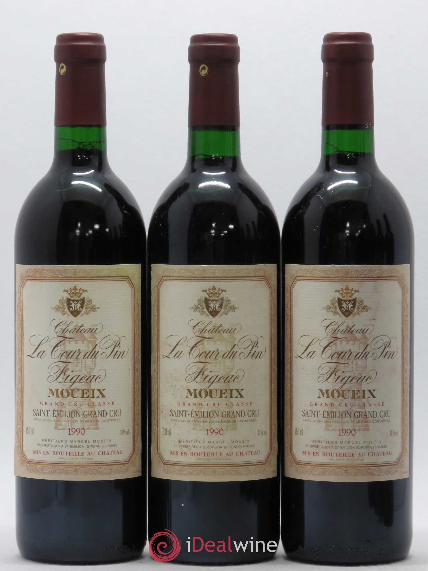 Château la Tour du Pin Figeac 1990 - Lot de 6 bouteilles - 1