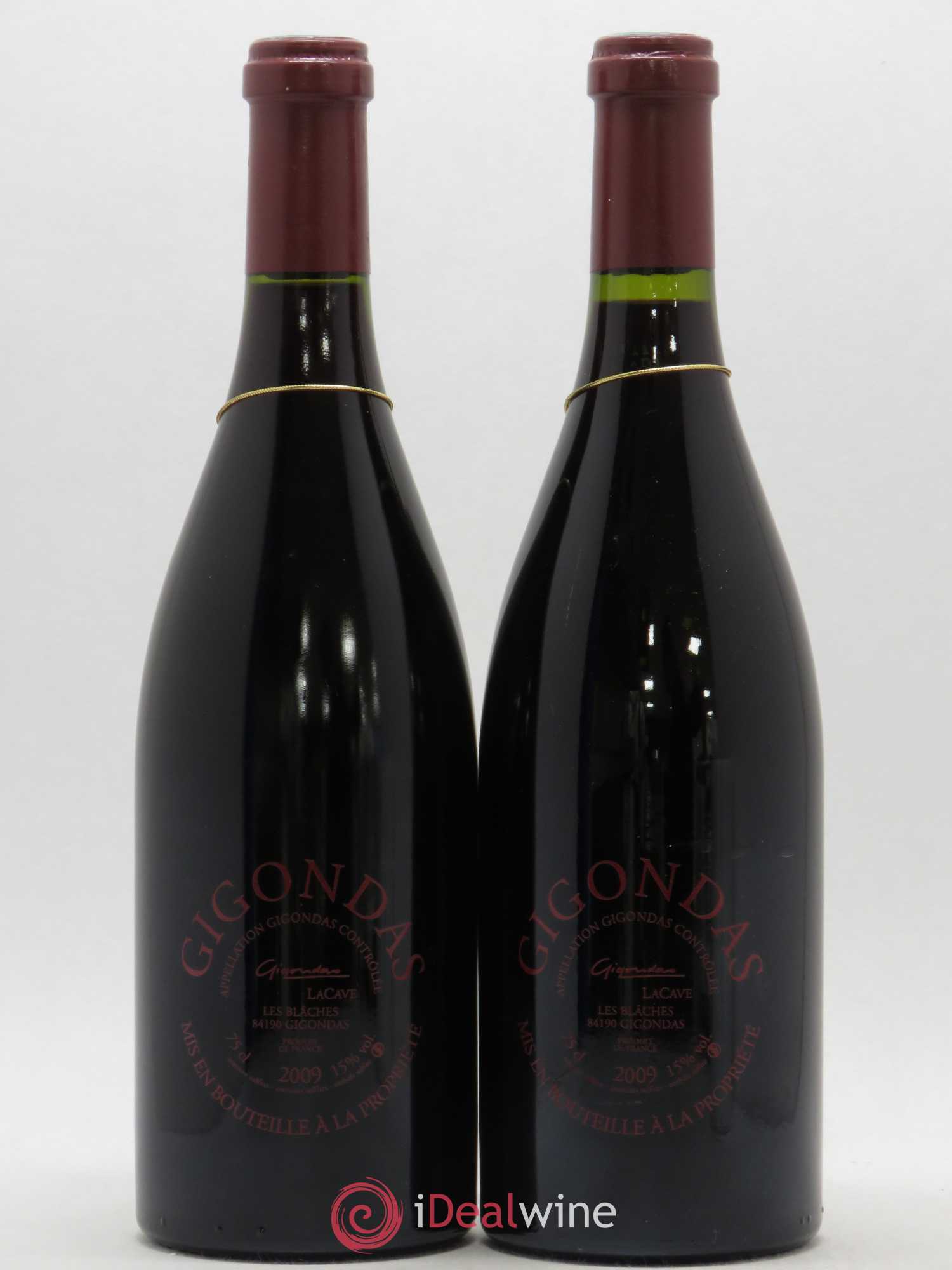 Gigondas Syterres de Bois-Neuf La Cave de Gigondas 2009 - Posten von 2 Flaschen - 0