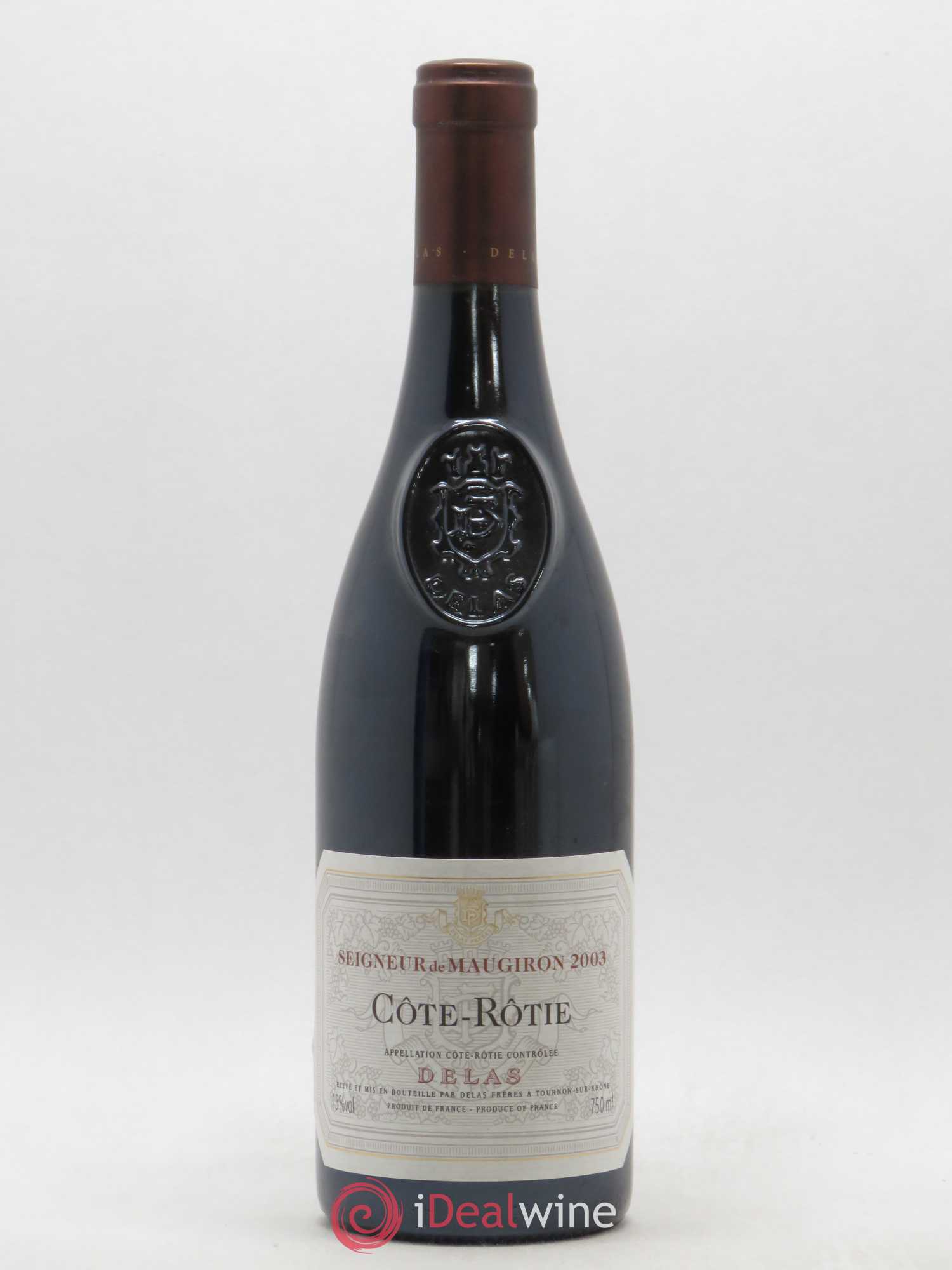 Côte-Rôtie Seigneur de Maugiron Delas Frères 2003 - Posten von 1 Flasche - 0