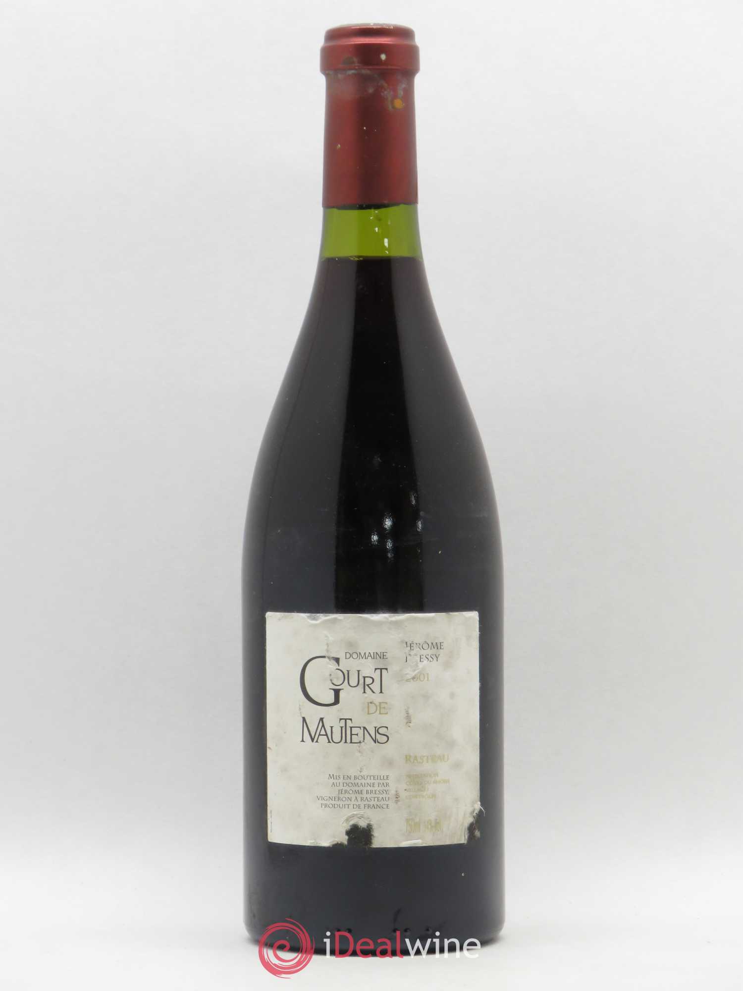 Rasteau Domaine Gourt de Mautens - Jérôme Bressy 2001 - Lot de 1 bouteille - 0