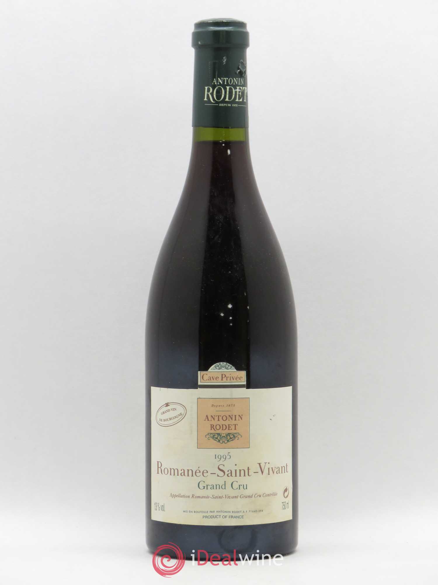 Romanée-Saint-Vivant Grand Cru Antonin Rodet 1995 - Lot de 1 bouteille - 0