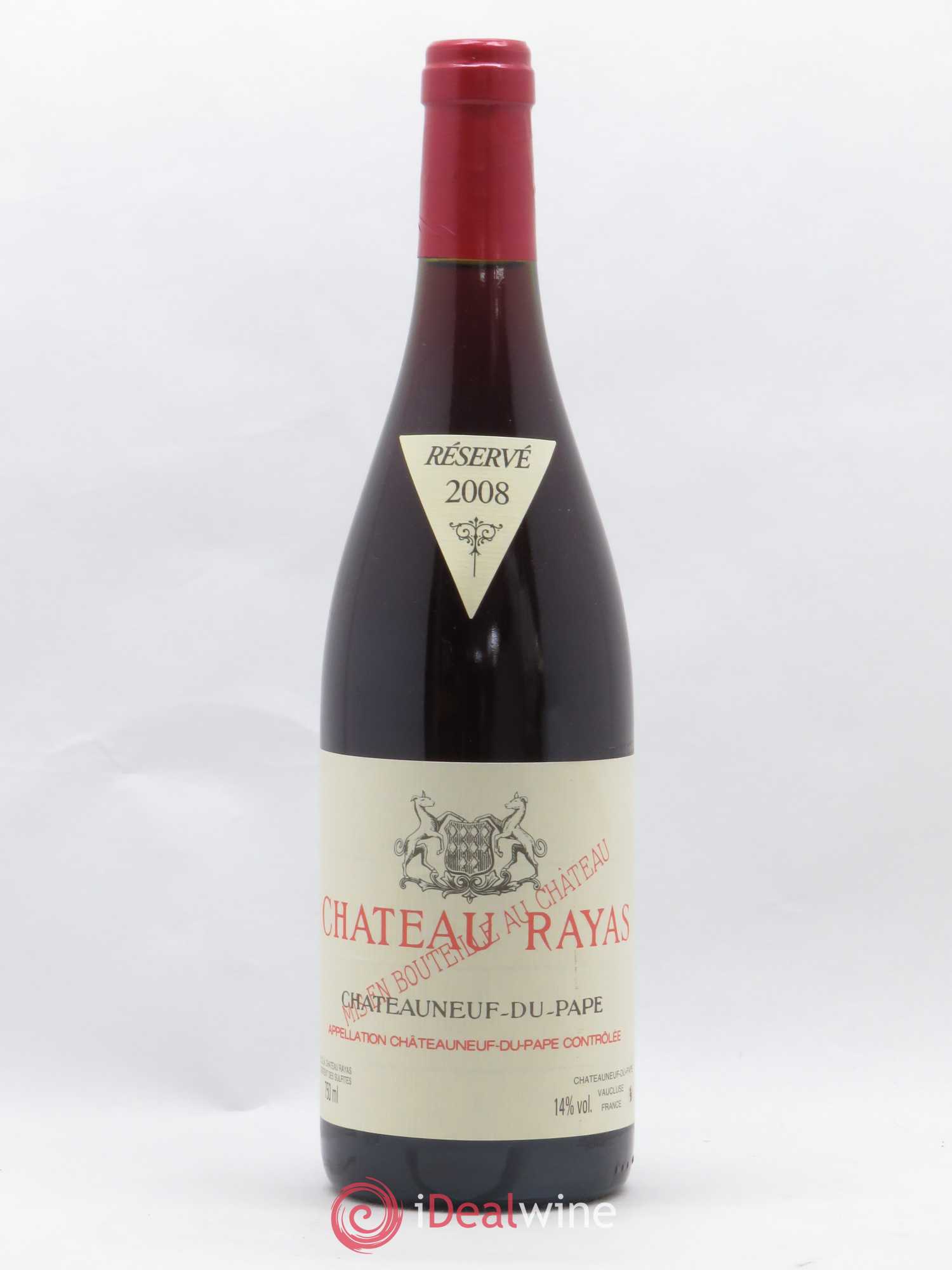 Châteauneuf-du-Pape Château Rayas Emmanuel Reynaud 2008 - Lot de 1 bouteille - 0