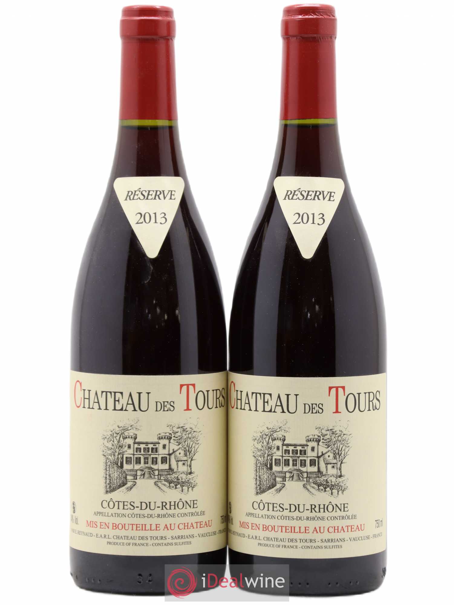 Côtes-du-Rhône Château des Tours Emmanuel Reynaud 2013 - Lot de 2 bouteilles - 0