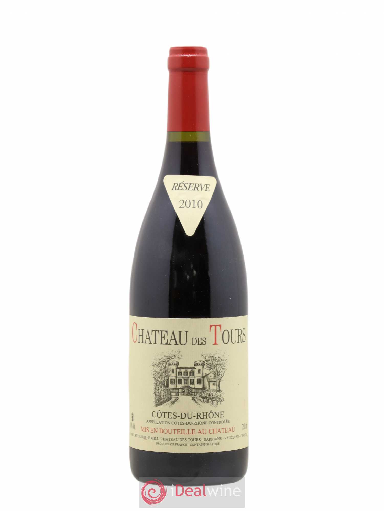 Côtes-du-Rhône Château des Tours Emmanuel Reynaud 2010 - Lot de 1 bouteille - 0