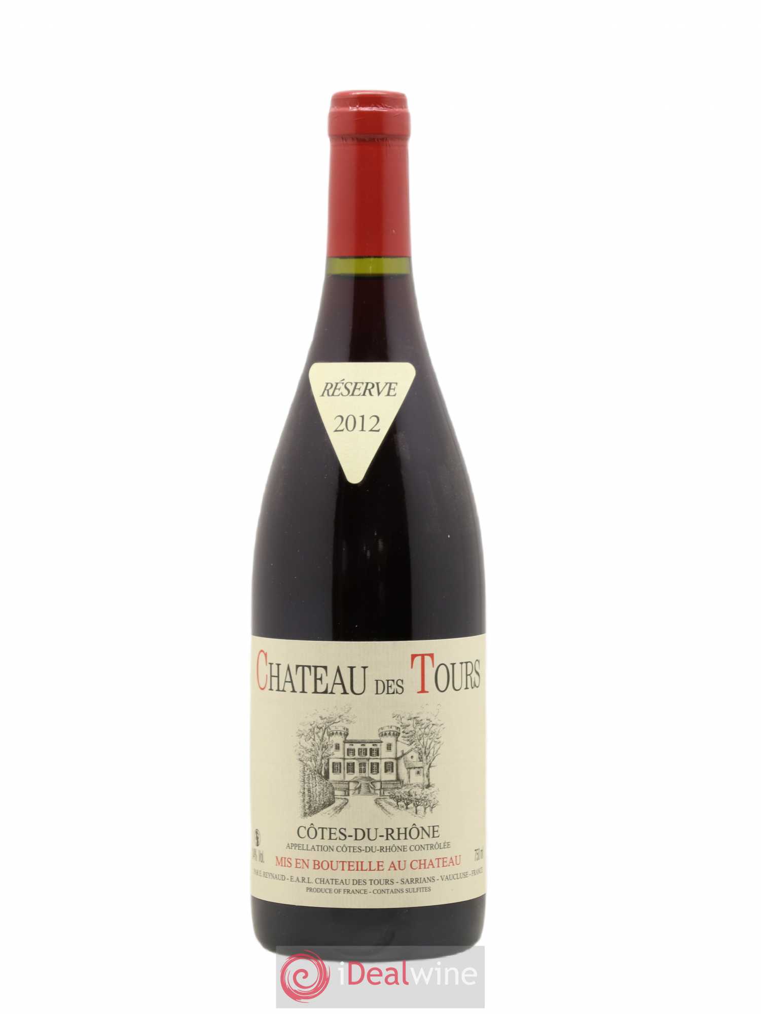 Côtes-du-Rhône Château des Tours Emmanuel Reynaud 2012 - Lot de 1 bouteille - 0