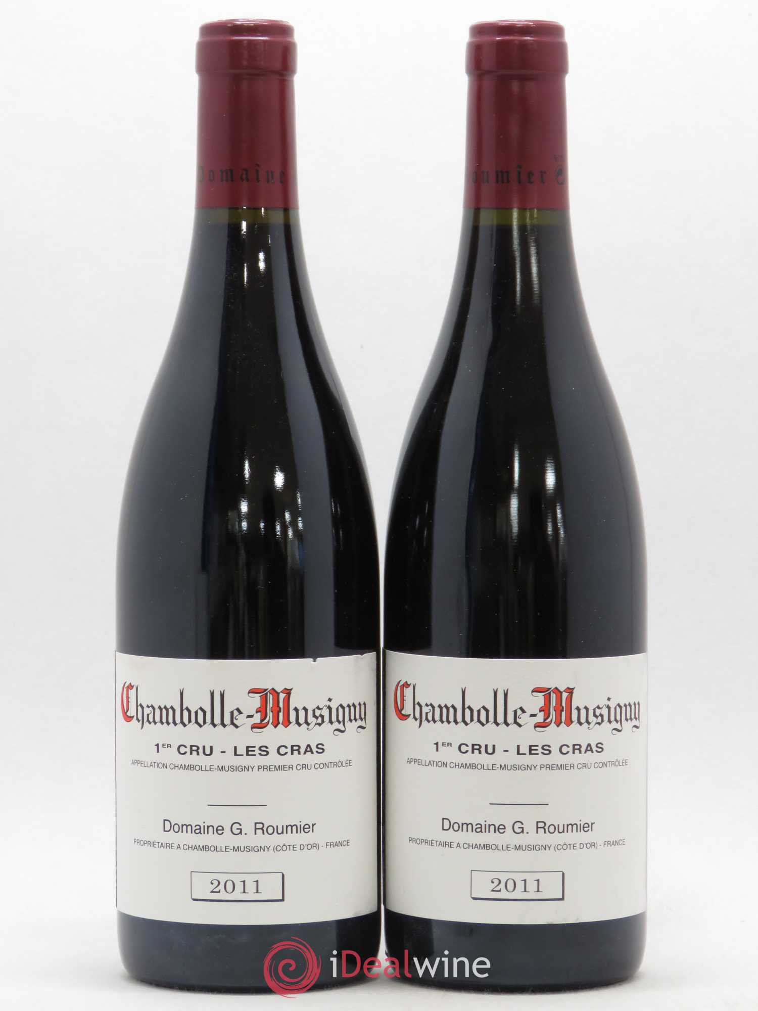 Chambolle-Musigny 1er Cru Les Cras Georges Roumier (Domaine) 2011 - Lot de 2 bouteilles - 0