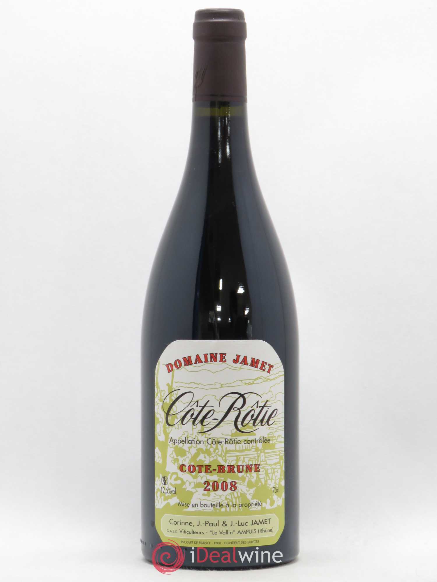 Côte-Rôtie Côte Brune Jamet (Domaine) 2008 - Lot de 1 bouteille - 0