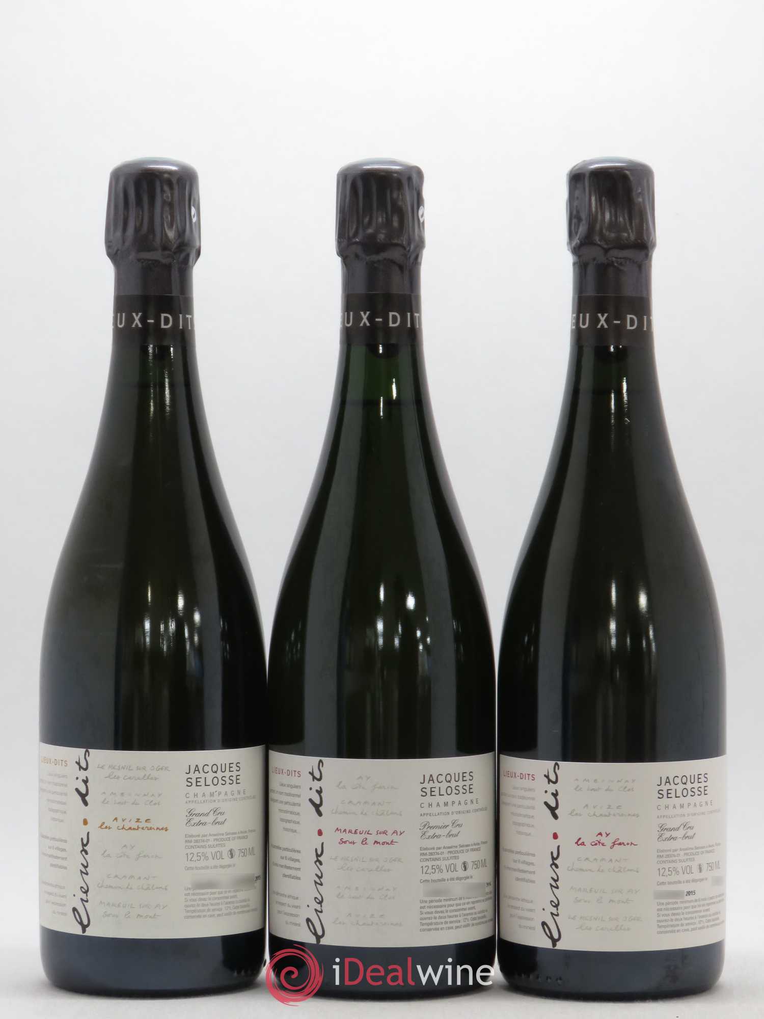 Caisse Collection Lieux-dits Jacques Selosse - Lot de 6 bouteilles - 1
