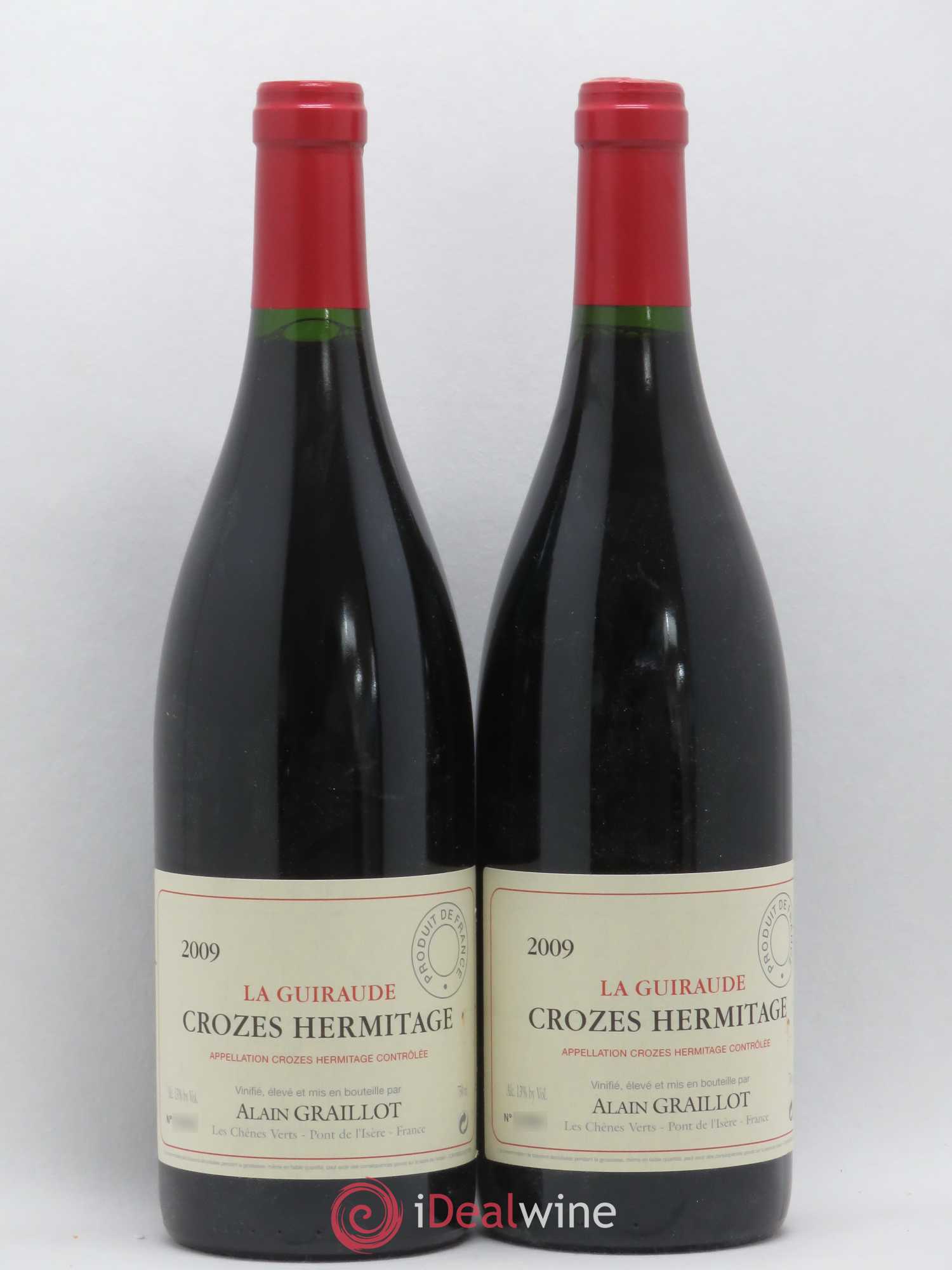 Crozes-Hermitage La Guiraude Domaine Graillot 2009 - Lot de 2 bouteilles - 0