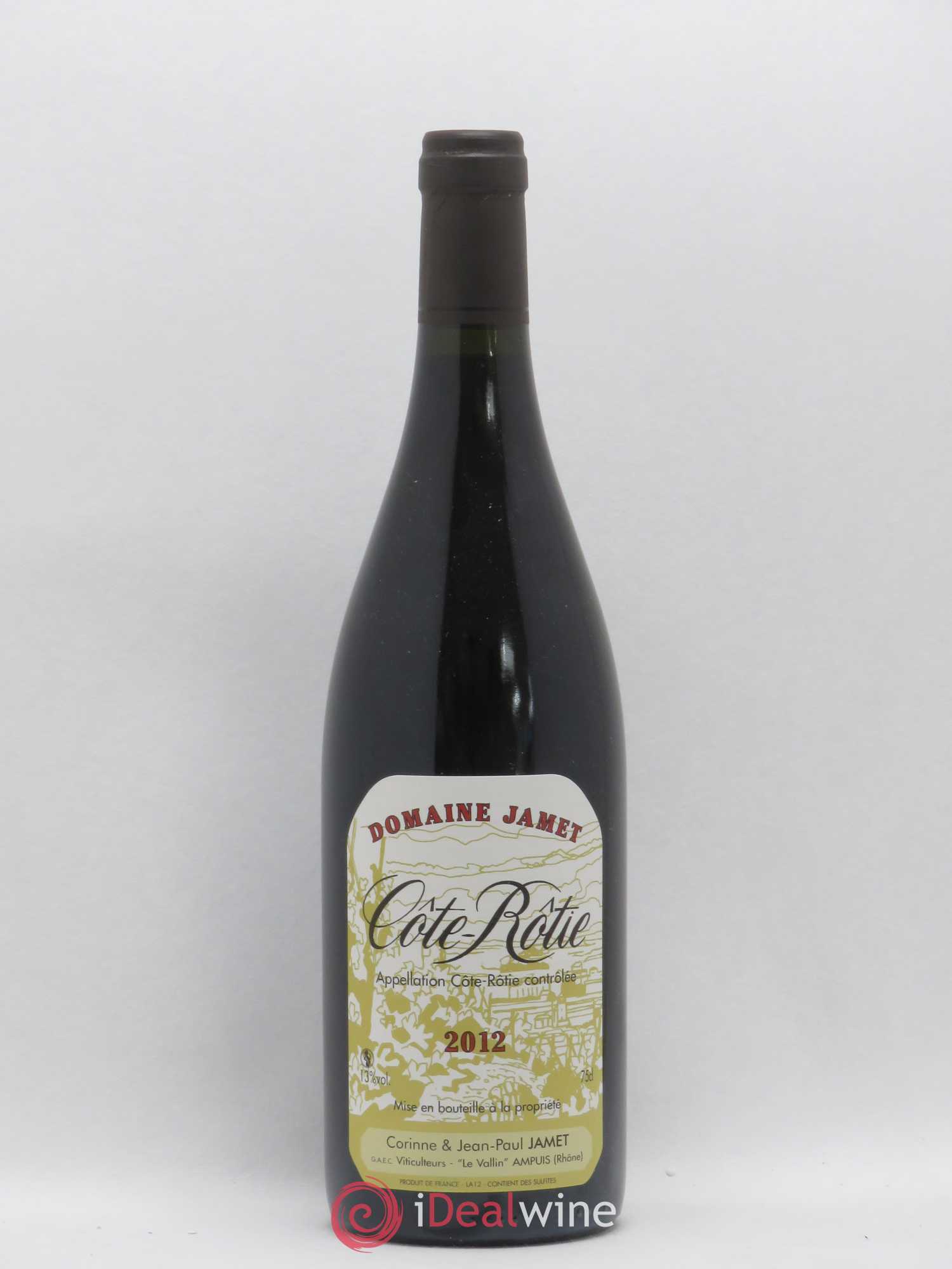 Côte-Rôtie Jamet (Domaine) 2012 - Lot de 1 bouteille - 0