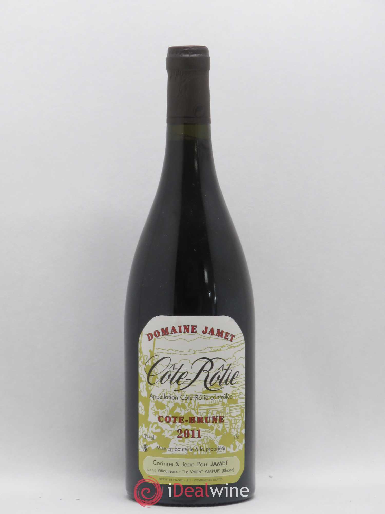 Côte-Rôtie Côte Brune Jamet (Domaine) 2011 - Lot de 1 bouteille - 0