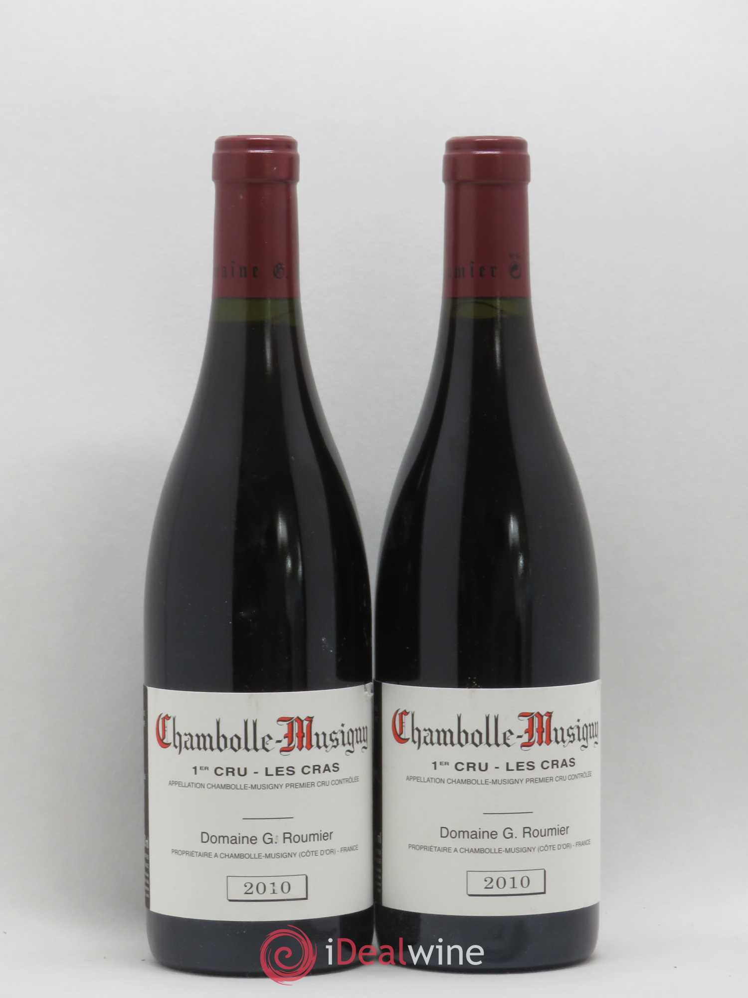 Chambolle-Musigny 1er Cru Les Cras Georges Roumier (Domaine) 2010 - Lot de 2 bouteilles - 0