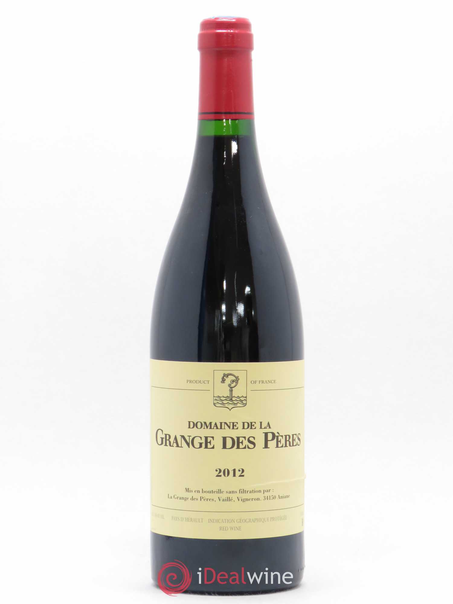 Pays d'Hérault Grange des Pères Laurent Vaillé 2012 - Lot de 1 bouteille - 0