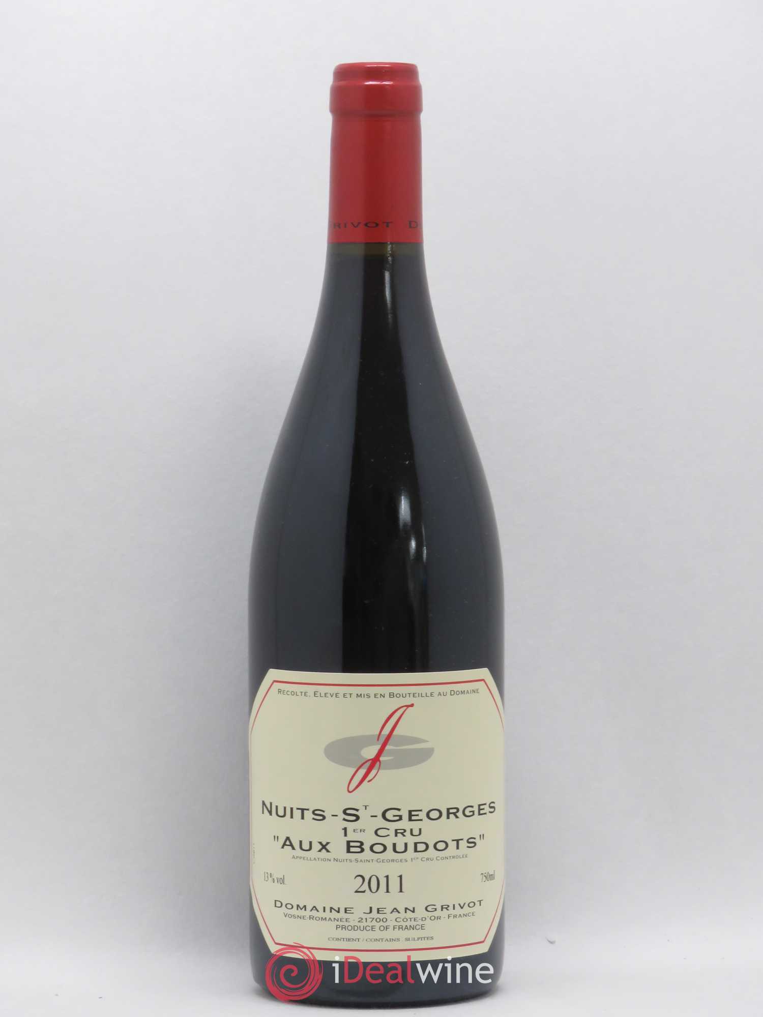 Nuits-Saint-Georges 1er Cru Aux Boudots Jean Grivot 2011 - Lot de 1 bouteille - 0