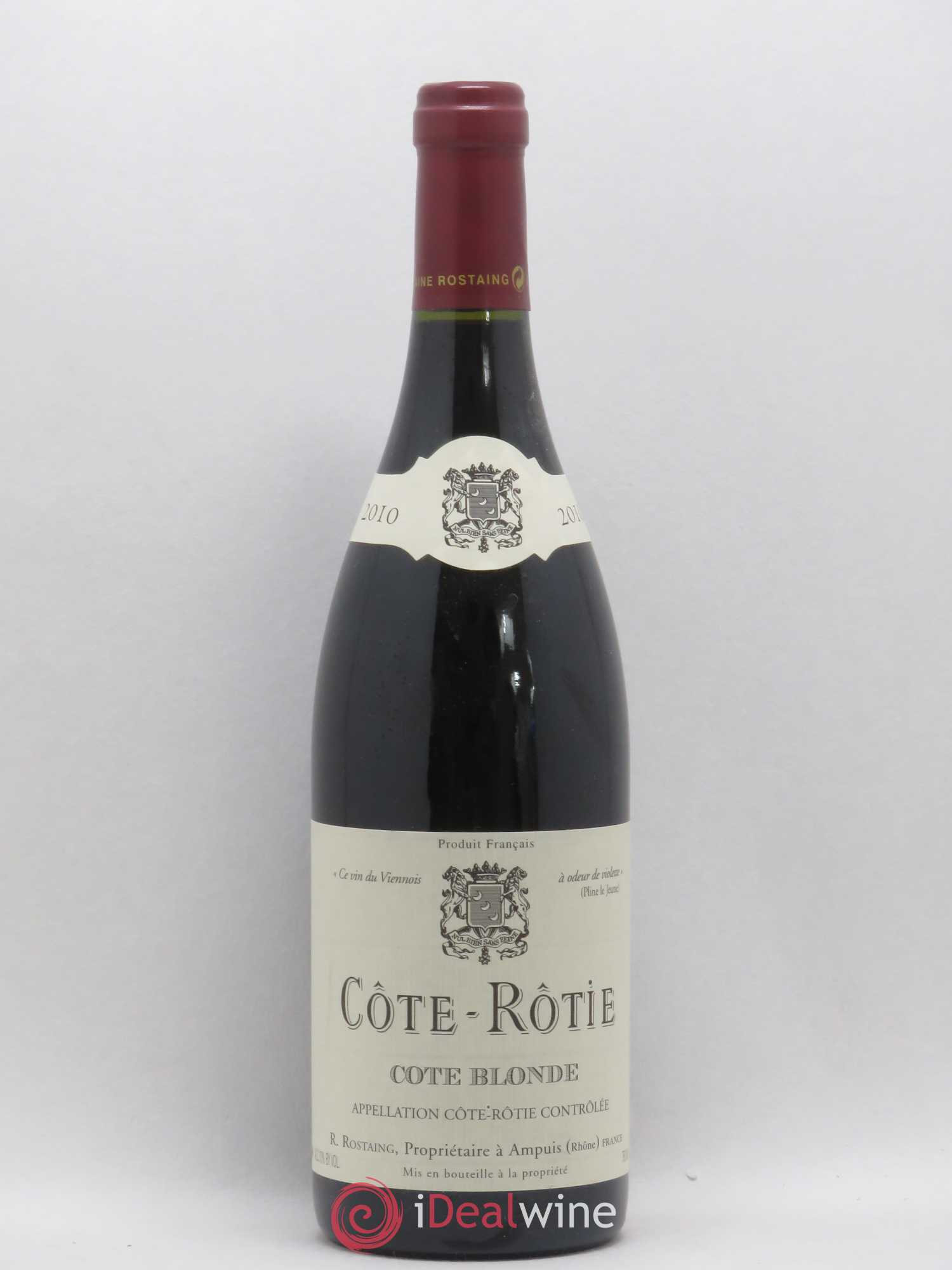Côte-Rôtie Côte Blonde René Rostaing 2010 - Posten von 1 Flasche - 0