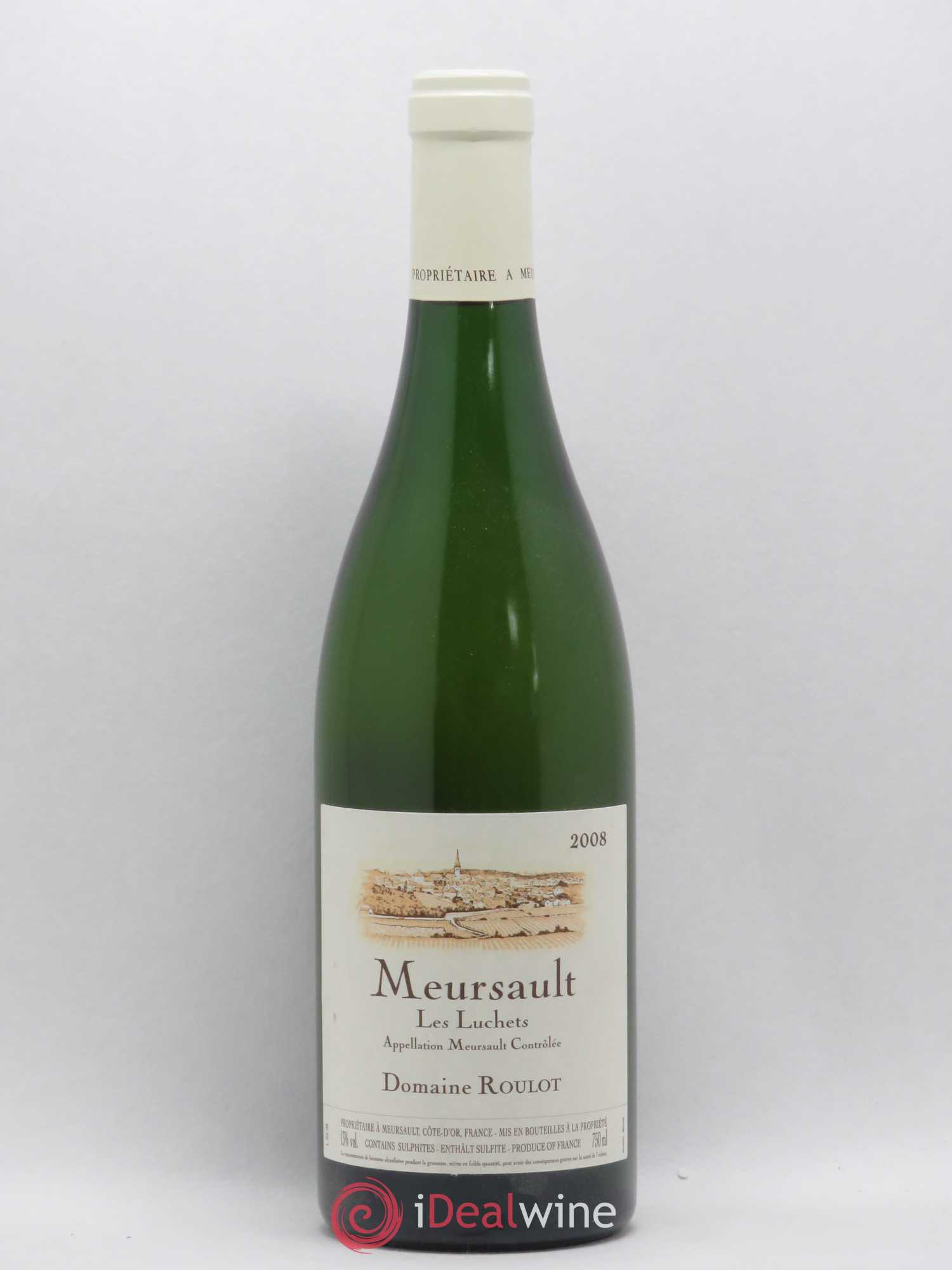 Meursault Luchets Roulot (Domaine) 2008 - Lot de 1 bouteille - 0