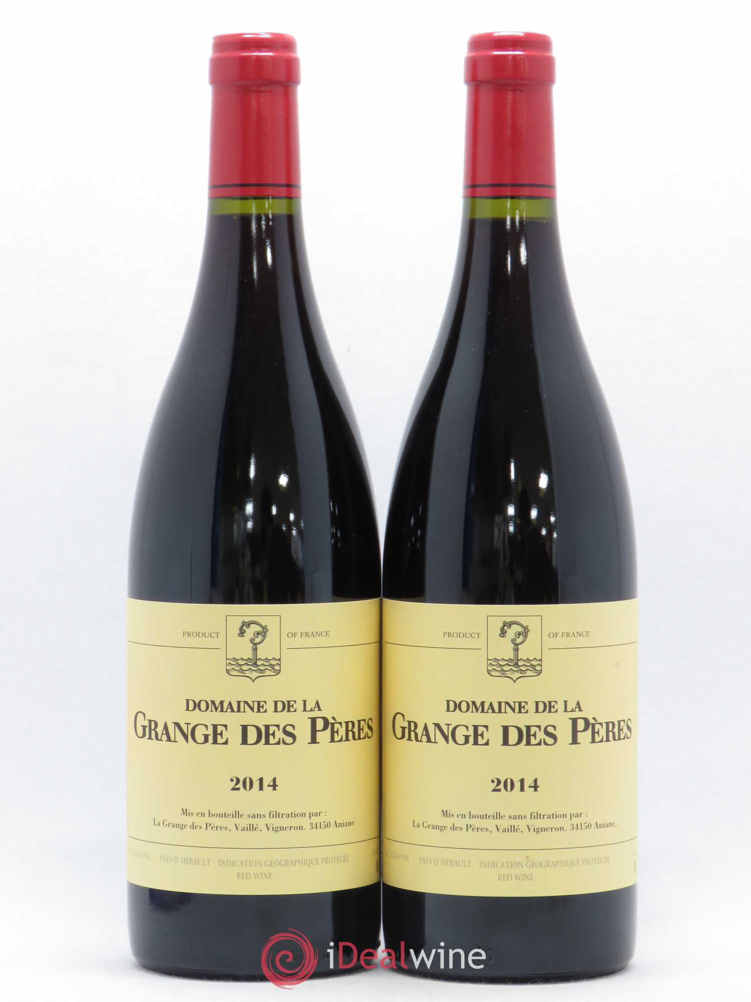 Pays d'Hérault Grange des Pères Laurent Vaillé 2014 - Lot de 2 bouteilles - 0