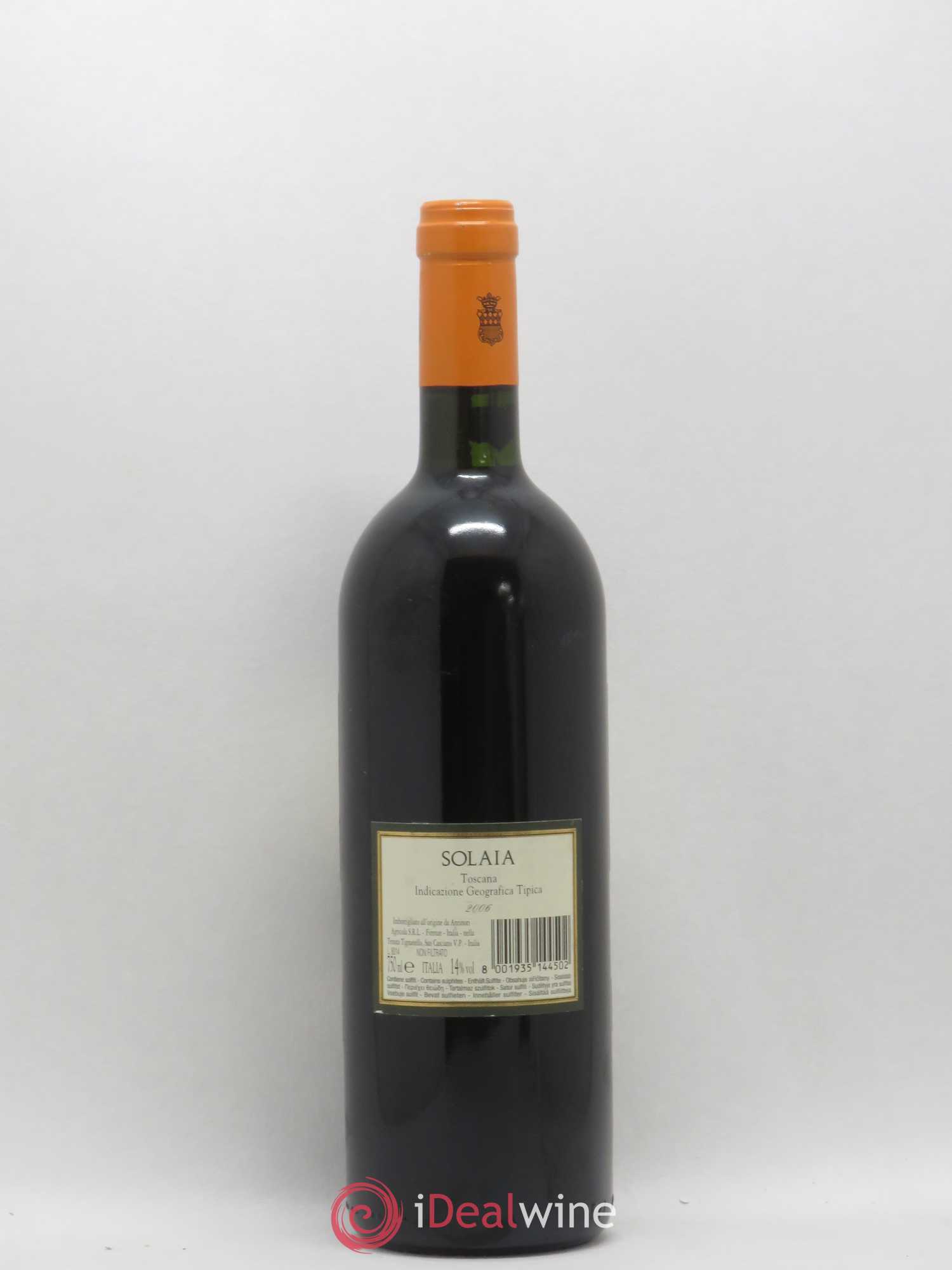 Toscana IGT Solaia Tenuta Tignanello - Marchesi Antinori 2006 - Lot de 1 bouteille - 1