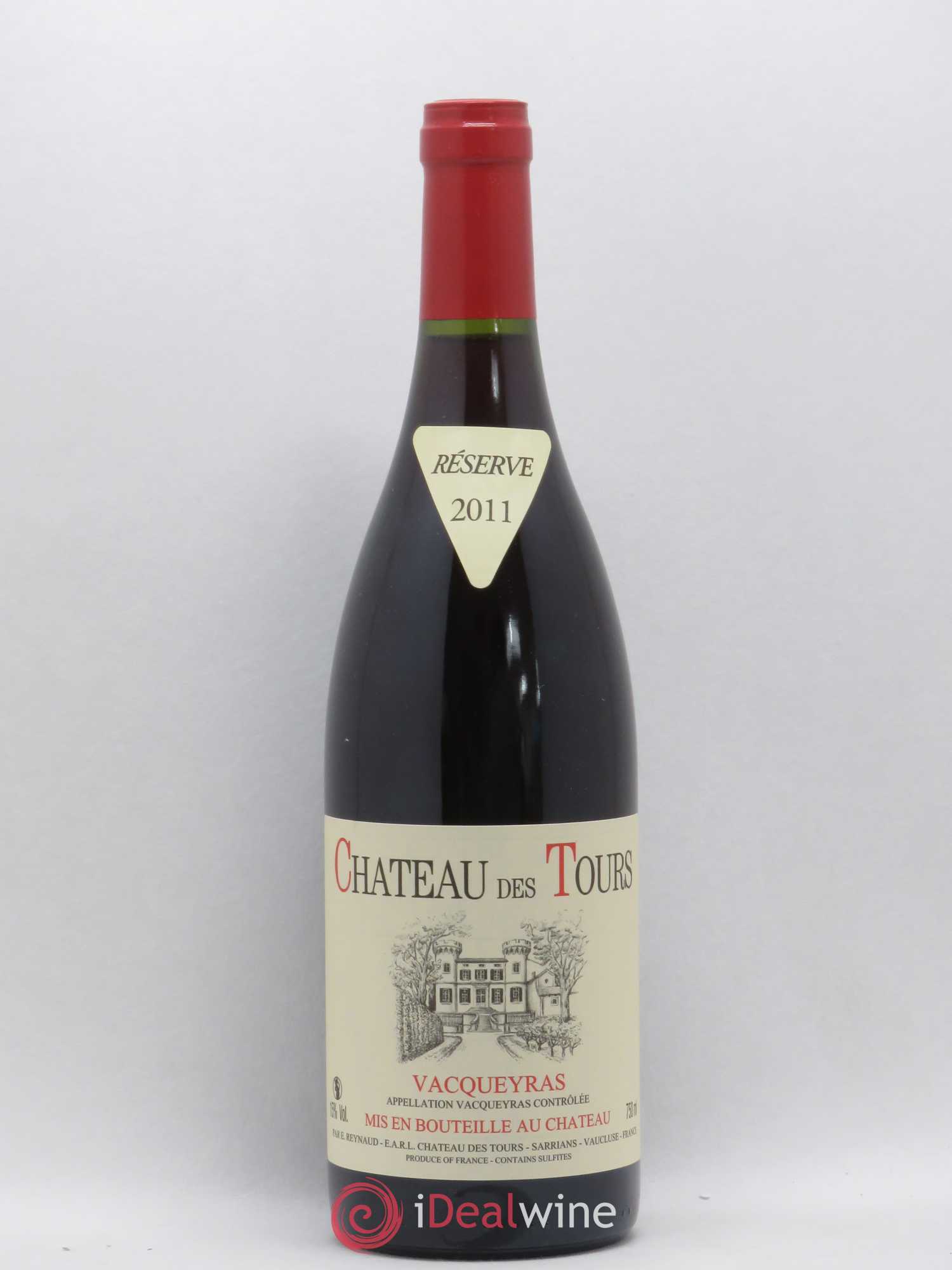 Vacqueyras Château des Tours Emmanuel Reynaud 2011 - Lot de 1 bouteille - 0