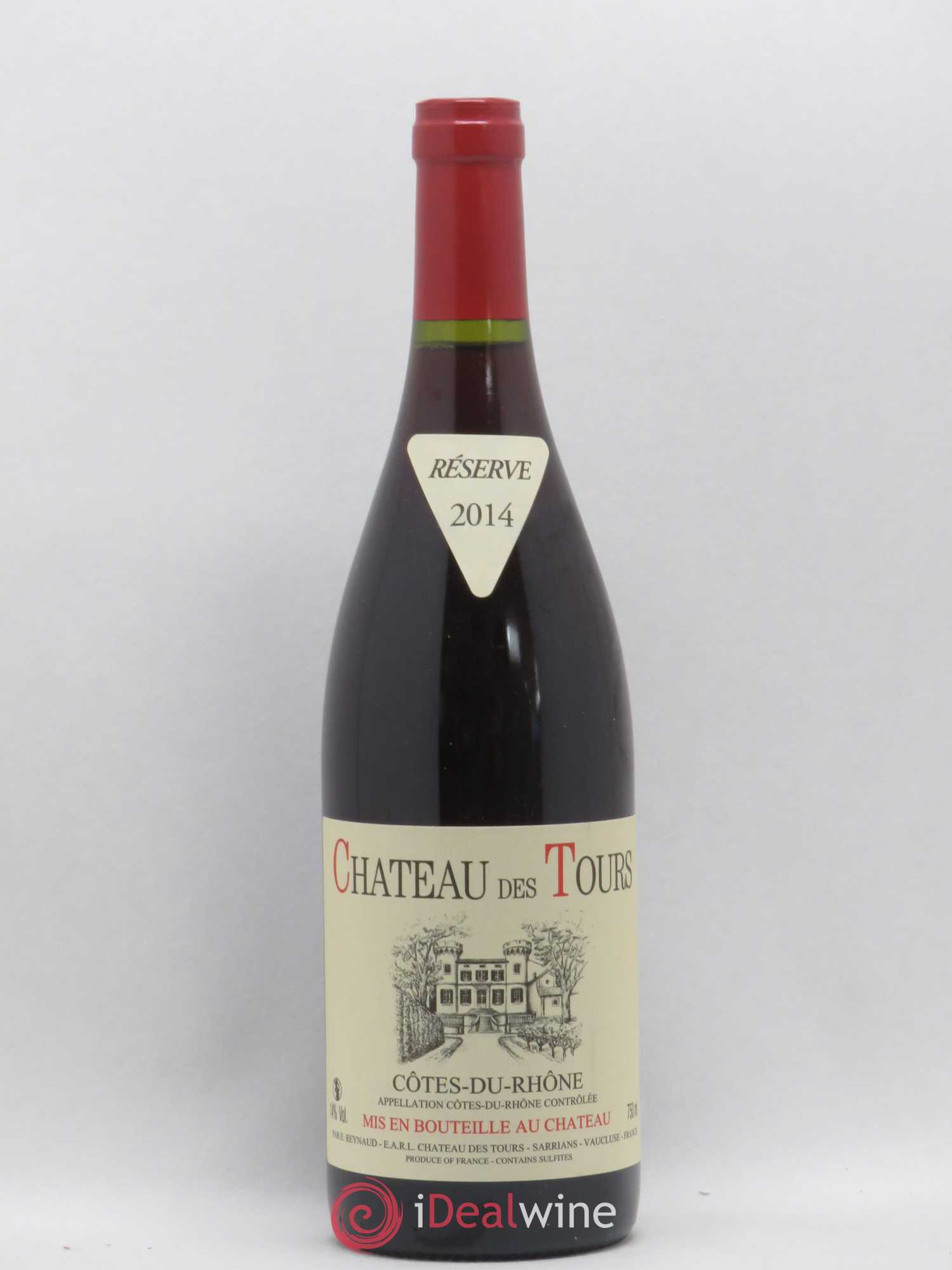 Côtes-du-Rhône Château des Tours Emmanuel Reynaud 2014 - Lot de 1 bouteille - 0