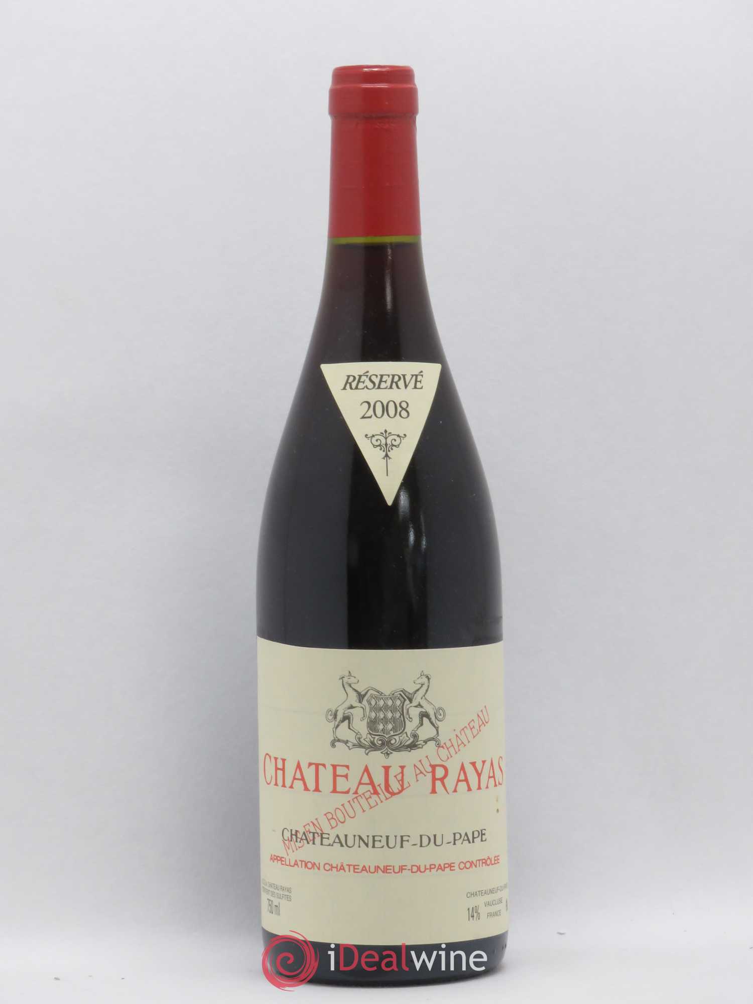 Châteauneuf-du-Pape Château Rayas Emmanuel Reynaud 2008 - Lot de 1 bouteille - 0