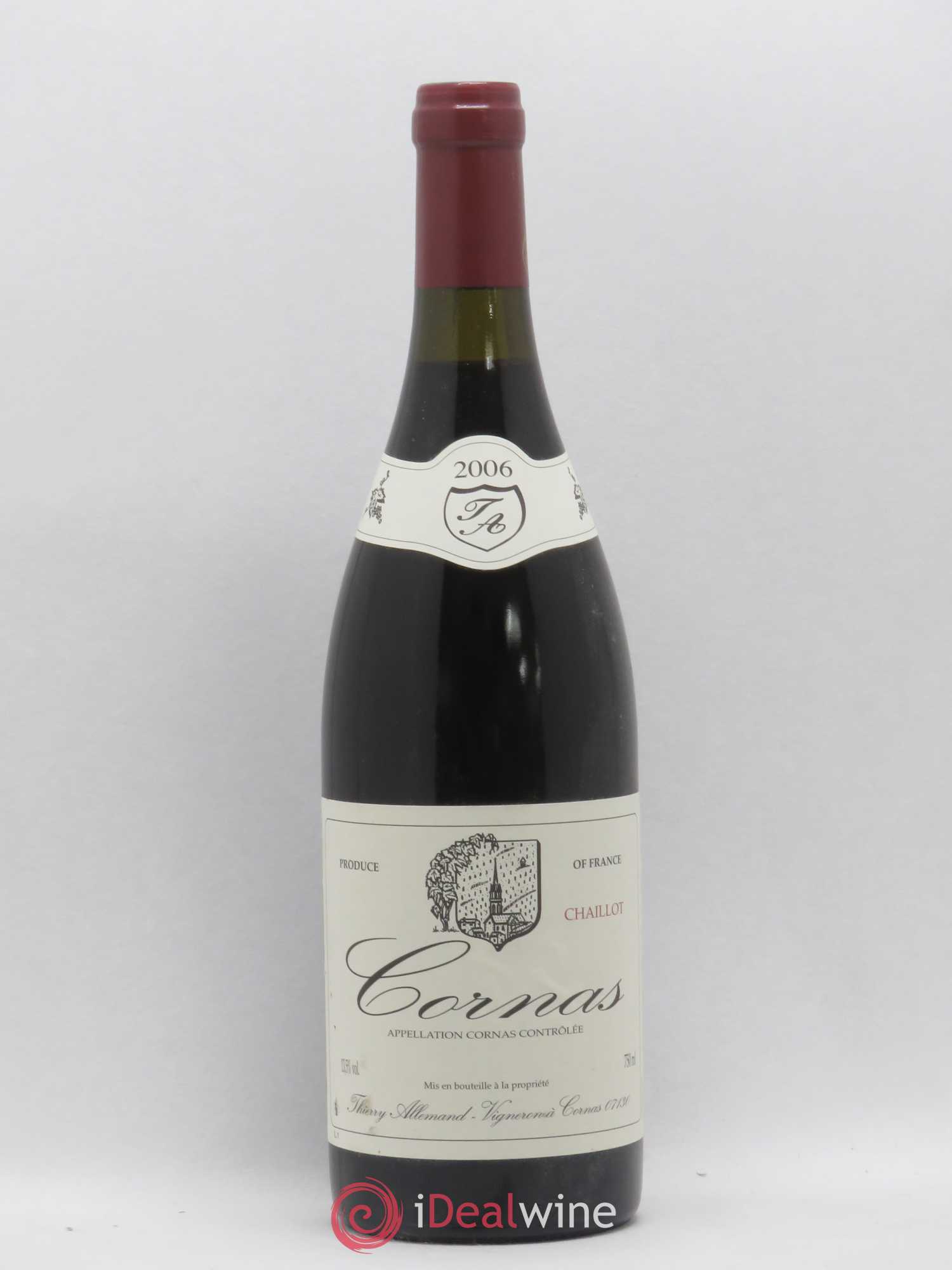 Cornas Chaillot Thierry Allemand 2006 - Lot de 1 bouteille - 0