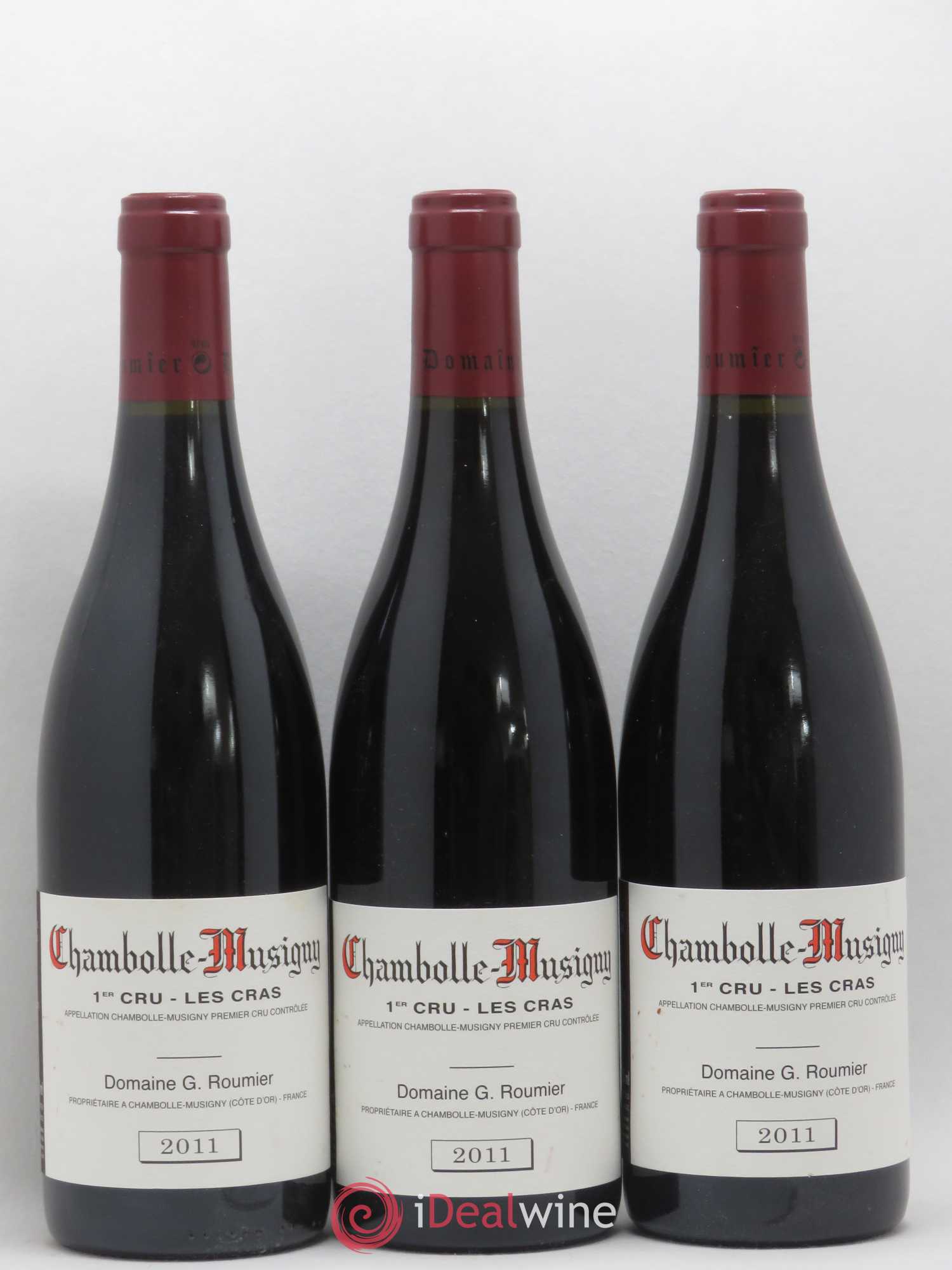 Chambolle-Musigny 1er Cru Les Cras Georges Roumier (Domaine) 2011 - Lot de 3 bouteilles - 0