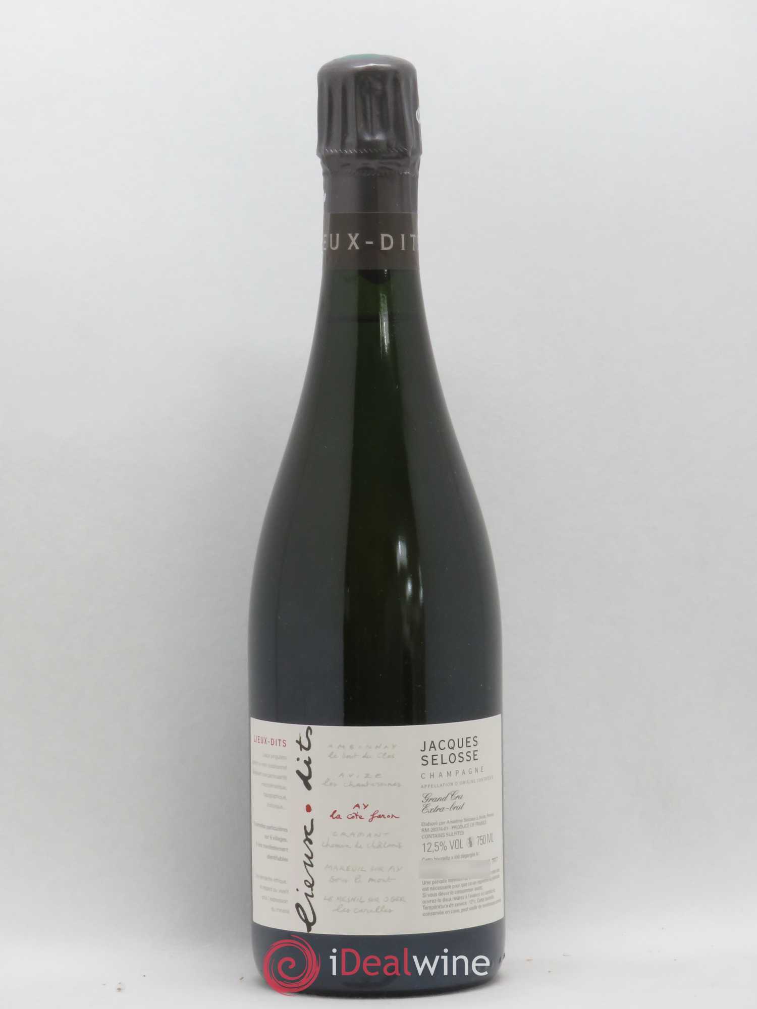 La Côte Faron Blanc de Noirs Grand Cru Extra-Brut Jacques Selosse - Lot de 1 bouteille - 0