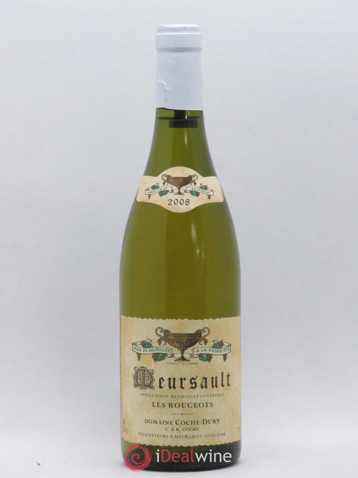 Meursault Les Rougeots Coche Dury (Domaine) 2008 - Lot de 1 bouteille - 0