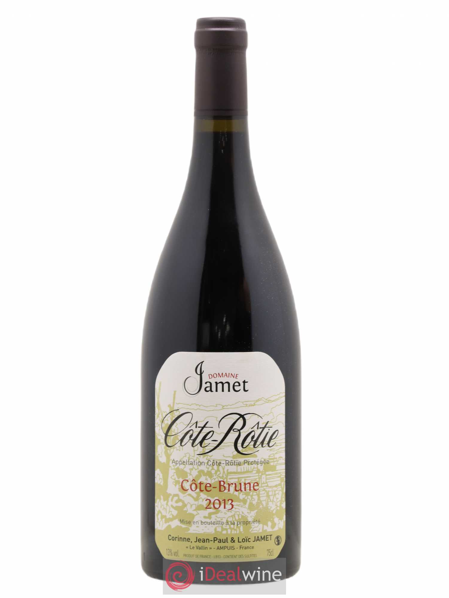 Côte-Rôtie Côte Brune Jamet (Domaine) 2013 - Lot de 1 bouteille - 0