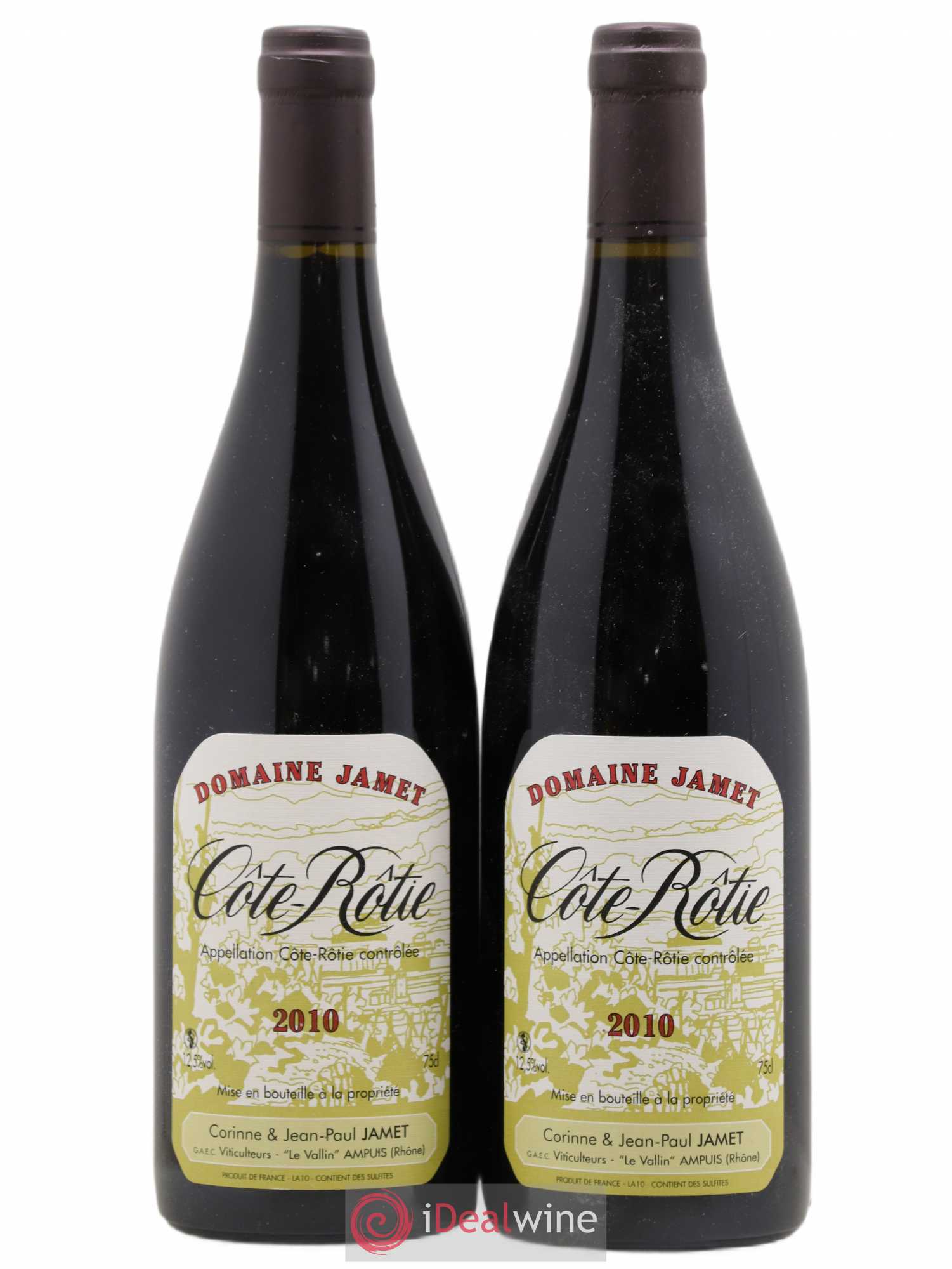 Côte-Rôtie Jamet (Domaine) 2010 - Lot de 2 bouteilles - 0