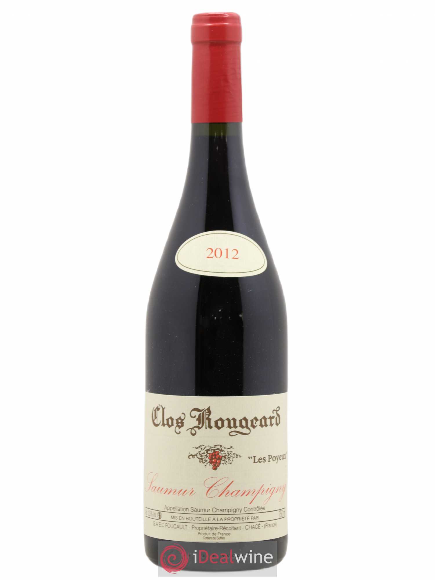 Saumur-Champigny Les Poyeux Clos Rougeard 2012 - Lot de 1 bouteille - 0