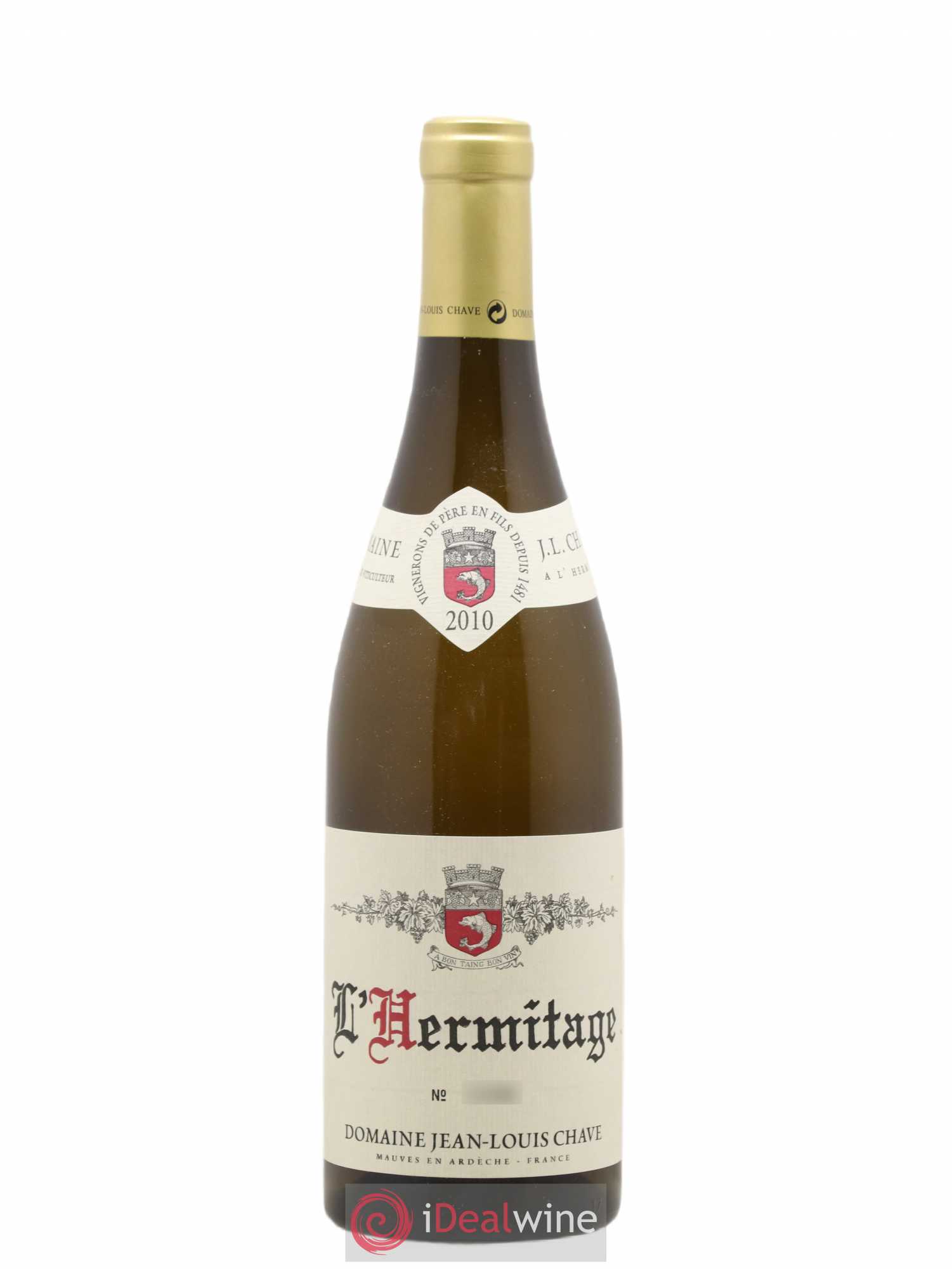 Hermitage Jean-Louis Chave 2010 - Lot de 1 bouteille - 0