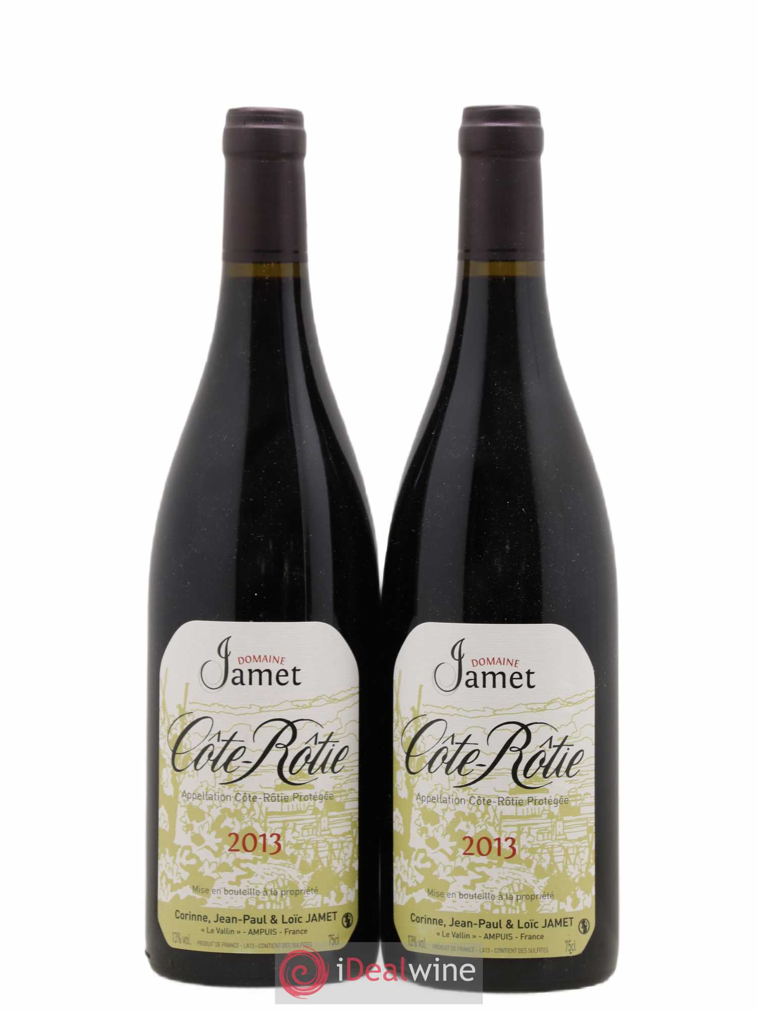 Côte-Rôtie Jamet (Domaine) 2013 - Lot de 2 bouteilles - 0