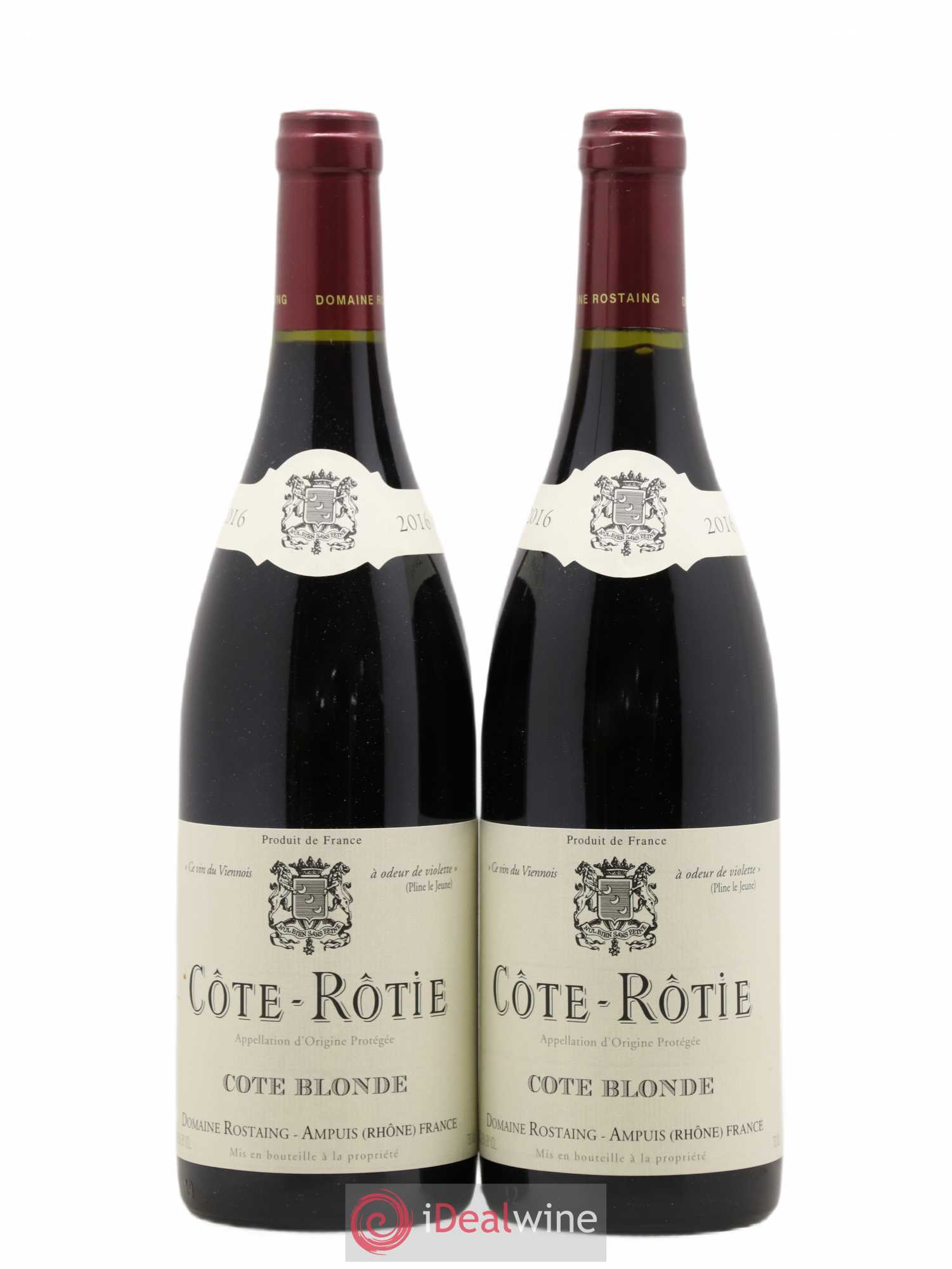 Côte-Rôtie Côte Blonde René Rostaing 2016 - Lotto di 2 bottiglie - 0