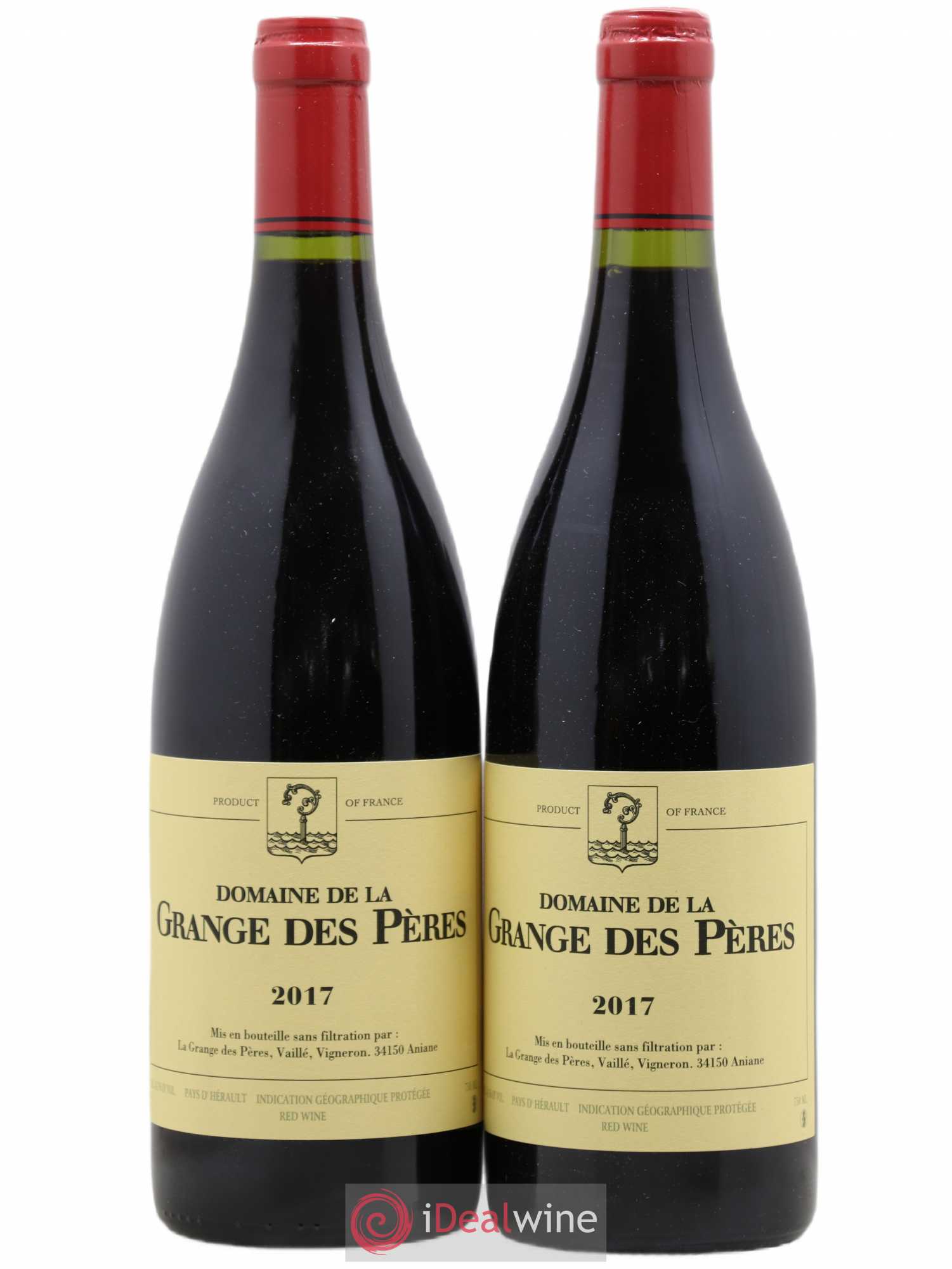 Pays d'Hérault Grange des Pères Laurent Vaillé 2017 - Lot de 2 bouteilles - 0
