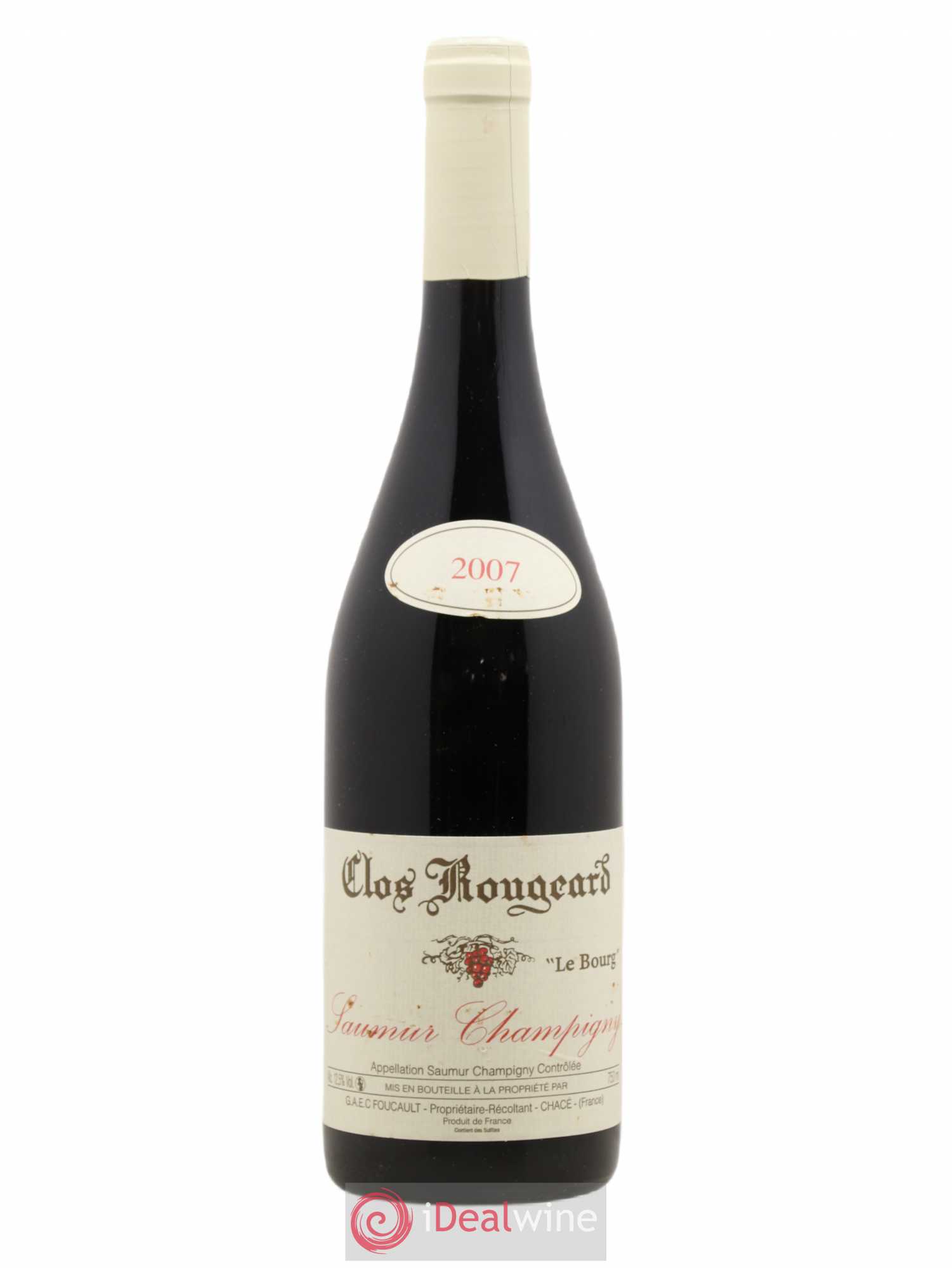 Saumur-Champigny Le Bourg Clos Rougeard 2007 - Lot de 1 bouteille - 0