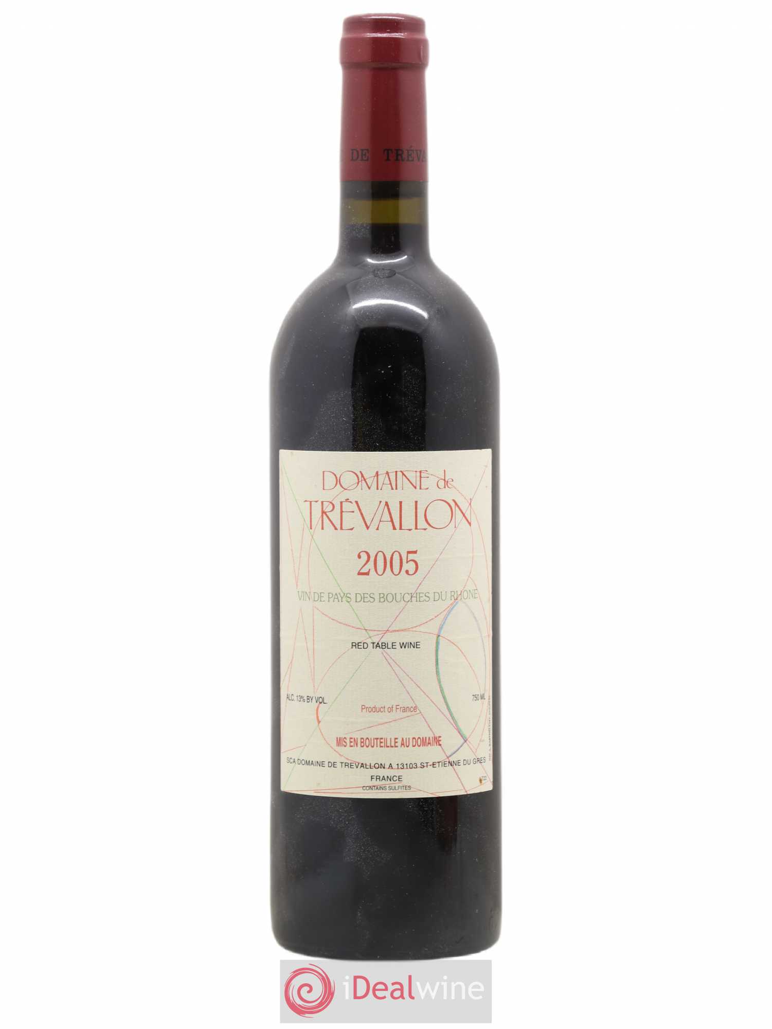 VDP Bouches du Rhône Trévallon (Domaine de) Eloi Dürrbach 2005 - Lot de 1 bouteille - 0