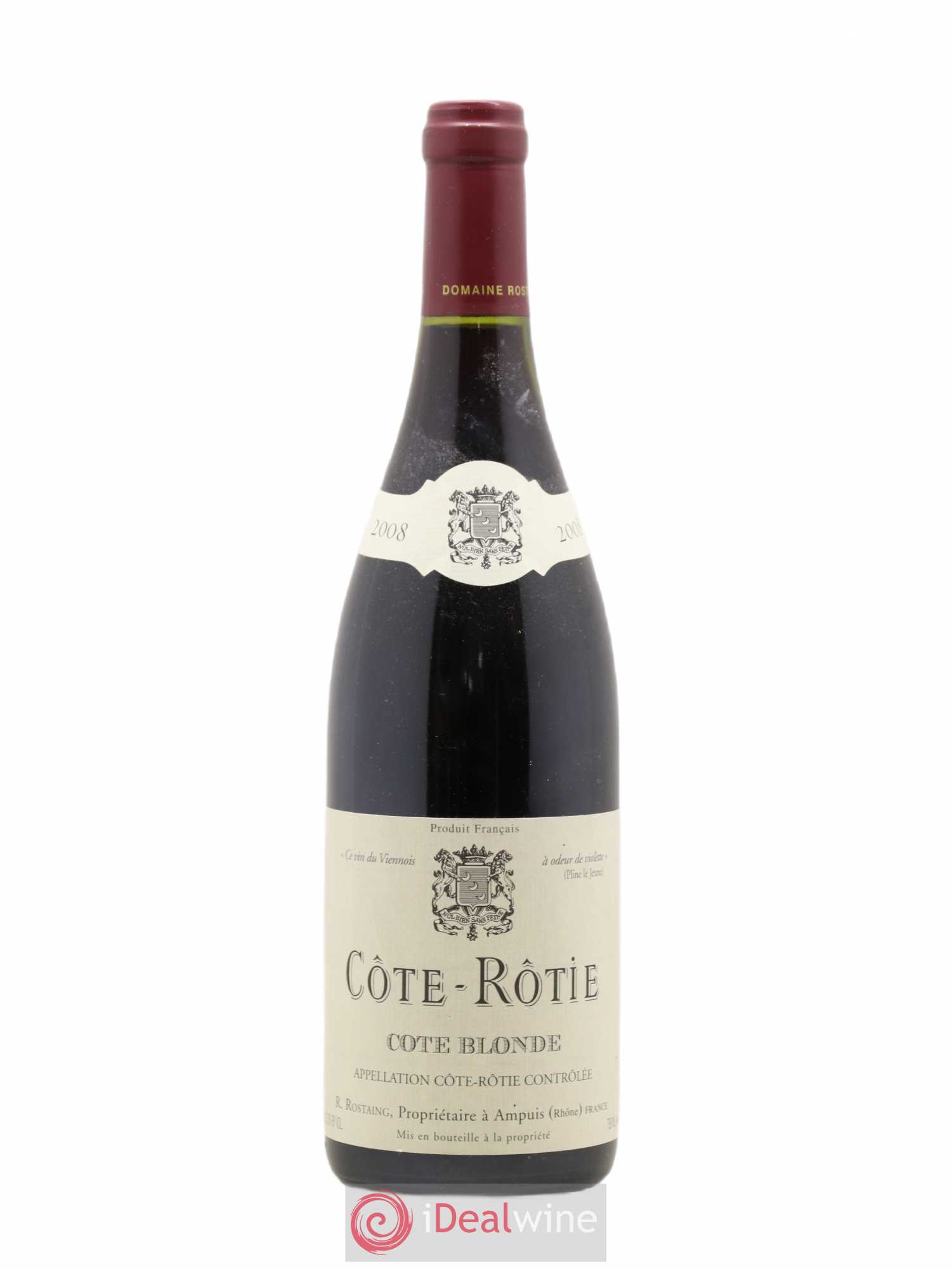 Côte-Rôtie Côte Blonde René Rostaing 2008 - Posten von 1 Flasche - 0