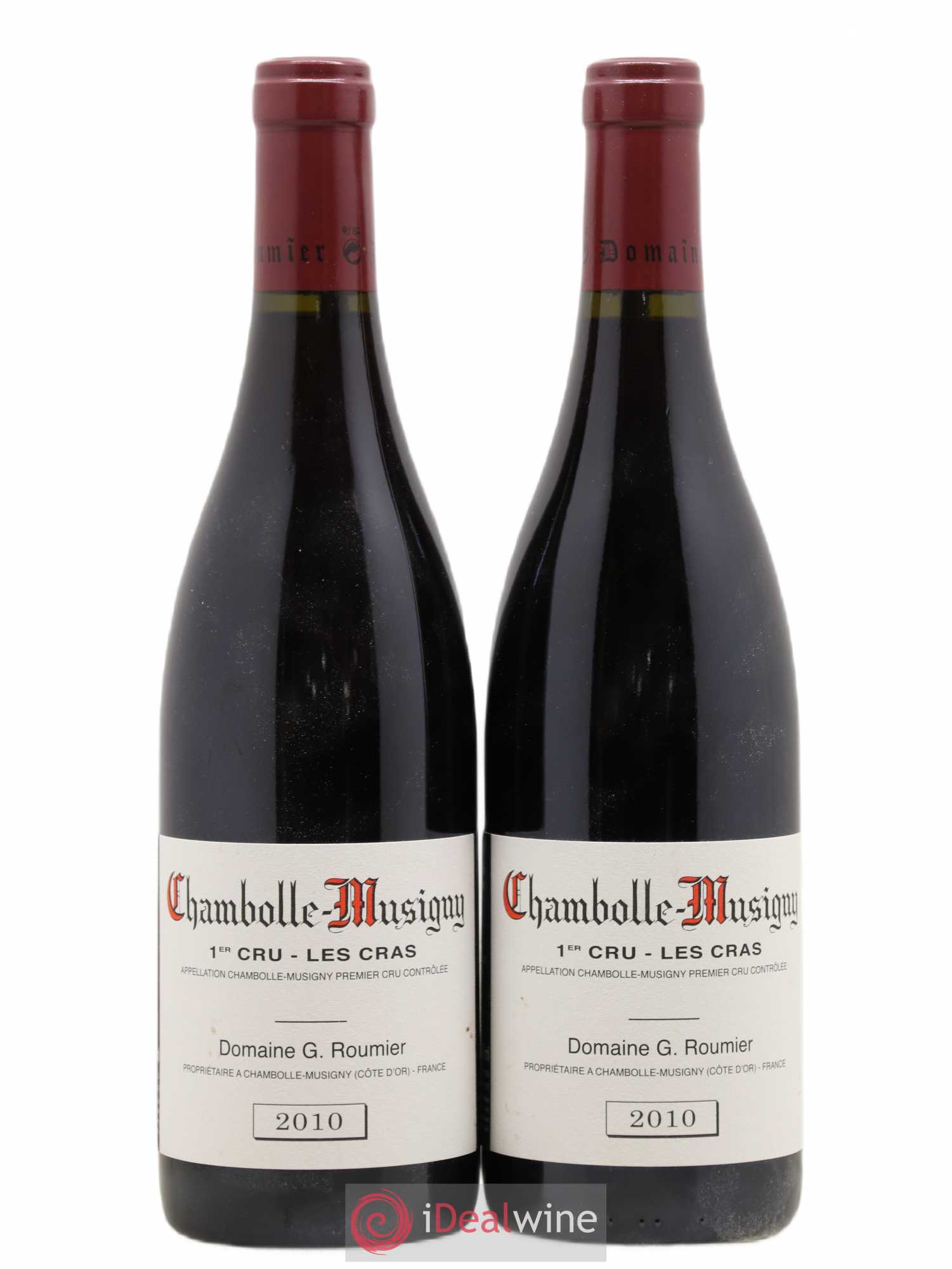 Chambolle-Musigny 1er Cru Les Cras Georges Roumier (Domaine) 2010 - Lot de 2 bouteilles - 0