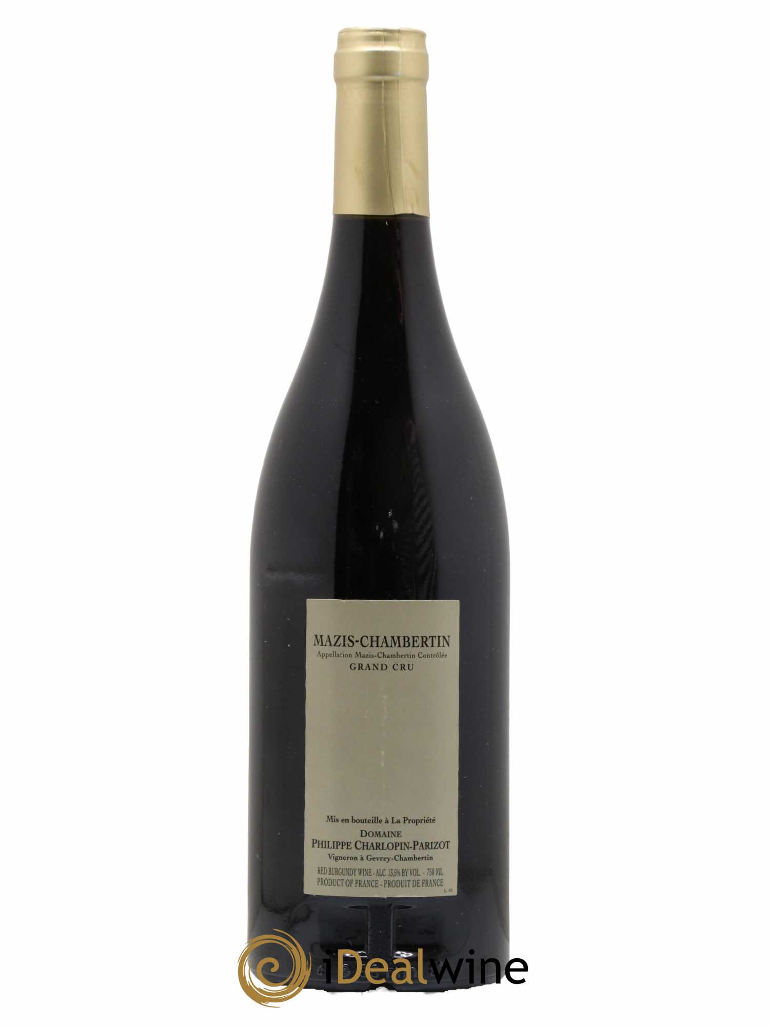 Mazis-Chambertin Grand Cru Charlopin-Parizot 2017 - Lot de 1 bouteille - 1