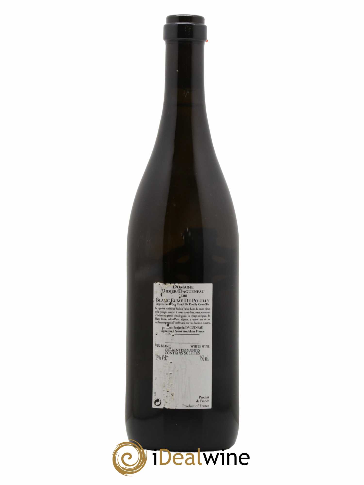 Pouilly-Fumé Clos du Calvaire Dagueneau (Domaine Didier - Louis-Benjamin) 2008 - Lot de 1 bouteille - 1