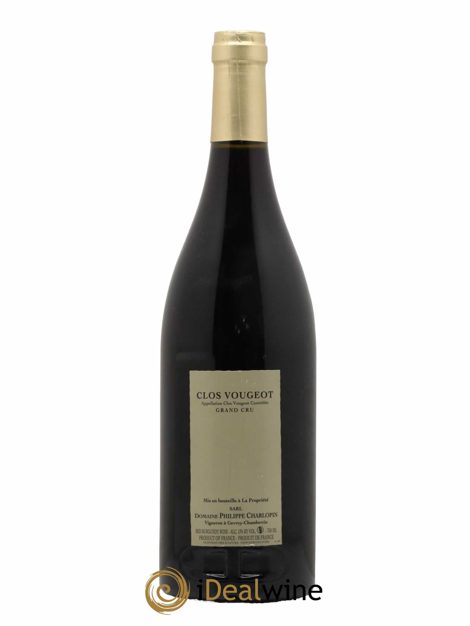Clos de Vougeot Grand Cru Charlopin-Parizot 2016 - Lot de 1 bouteille - 1