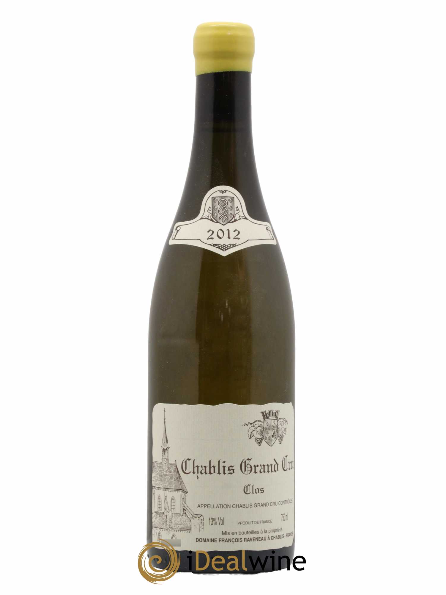 Chablis Grand Cru Clos Raveneau (Domaine) 2012 - Lot de 1 bouteille - 0